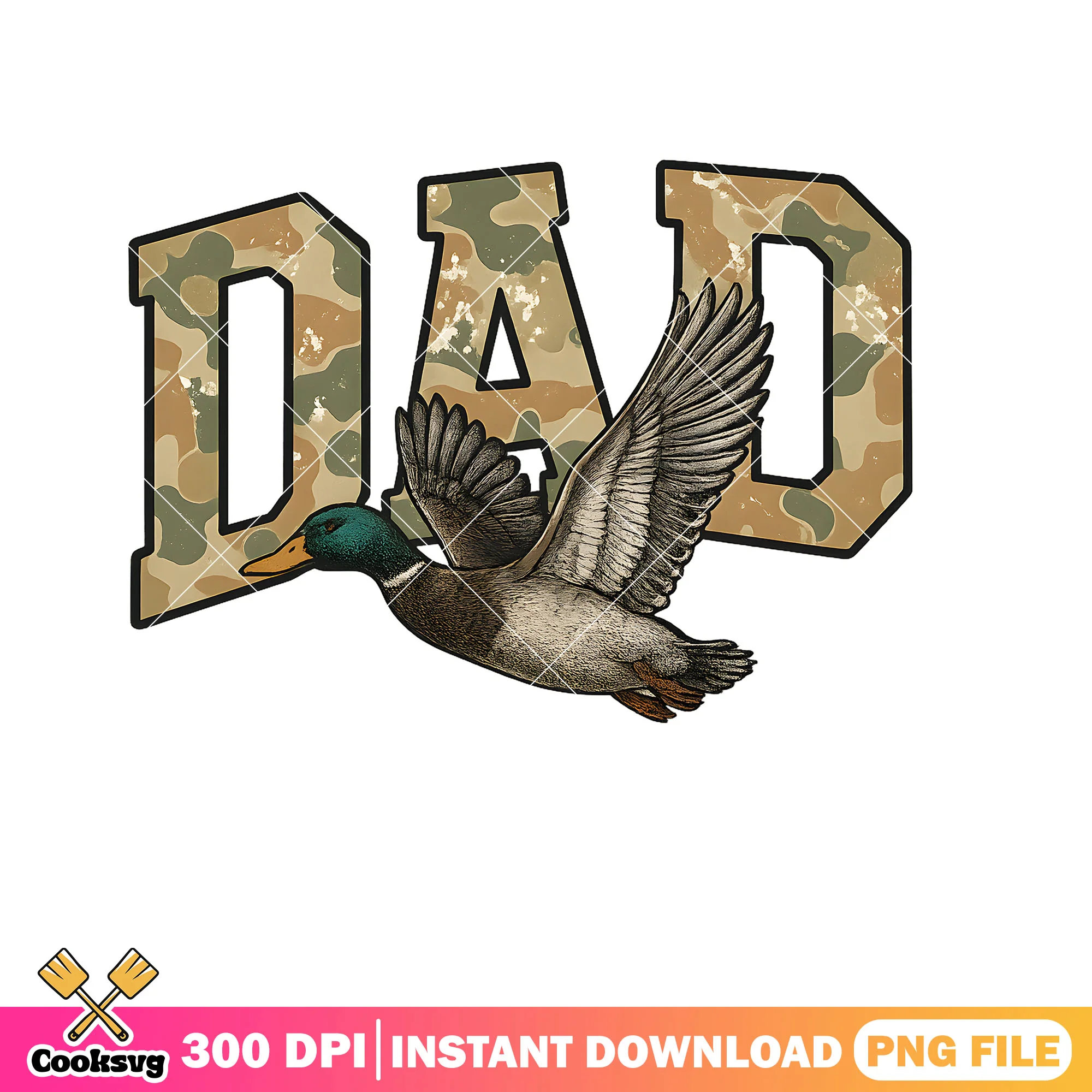 Goose dad father day png, father day png, love father png