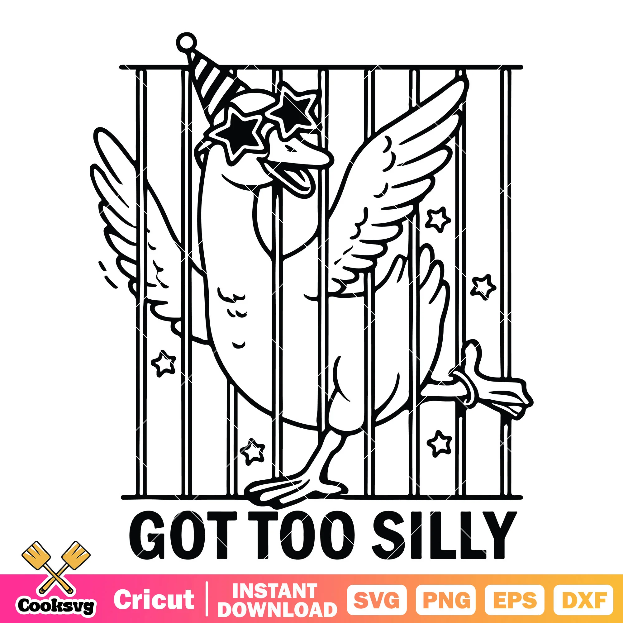 Got too silly goose design svg, silly goose svg, goose quotes svg