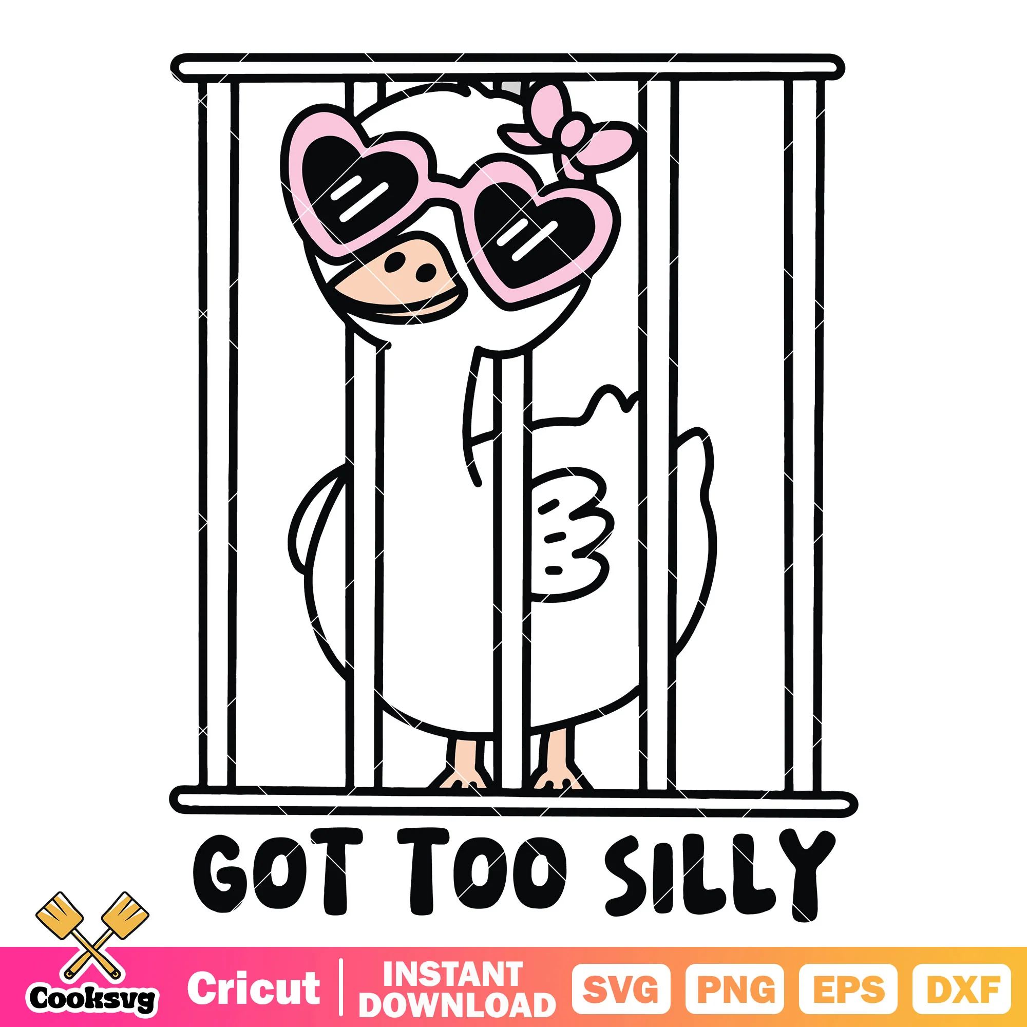 Got too silly goose girl meme svg, i got too silly meme svg