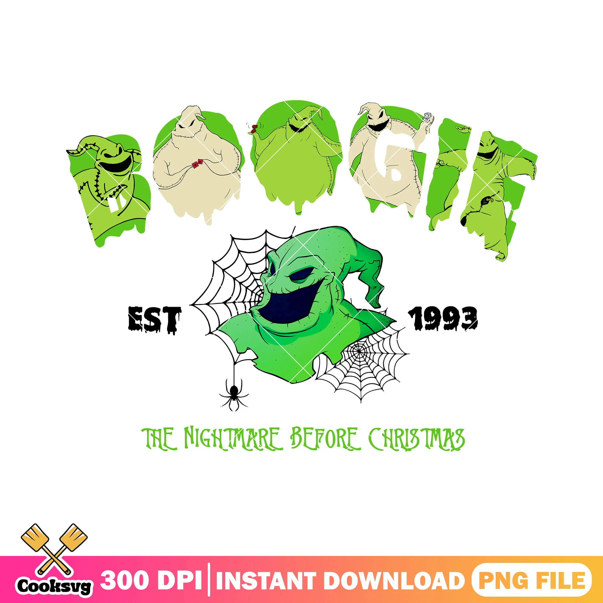 Green halloween boogie png, boogie halloween png, boogie disney png