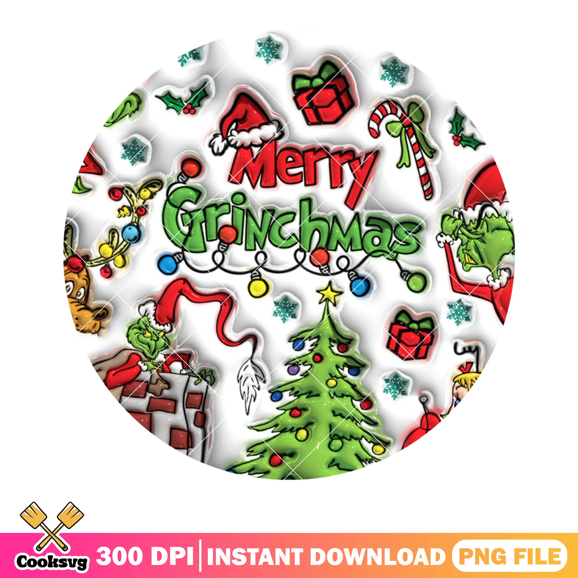 Grinchmas cookies tree png, the grinch png, christmas tree png