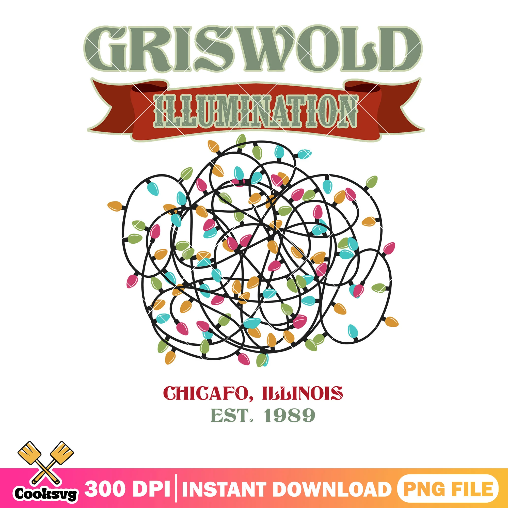 Griswold illumination tangled png, tangled lights png, chicago png