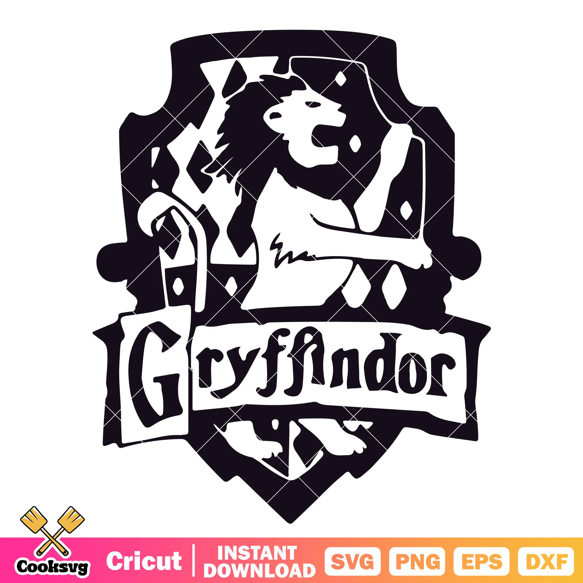 Gryffindor family logo harry potter svg, harry potter 2025 svg