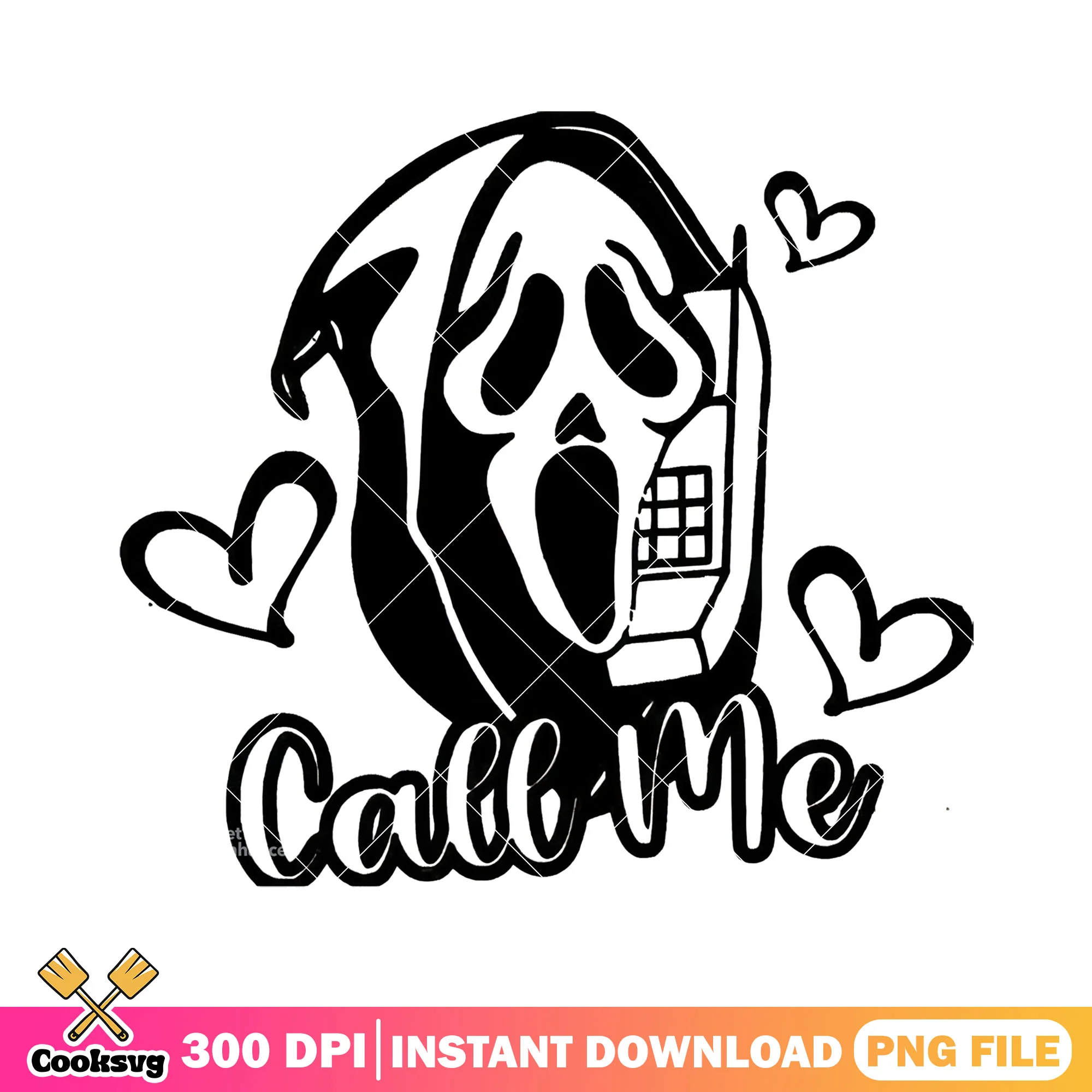 Halloween ghostface call me drawing png, ghostface character png