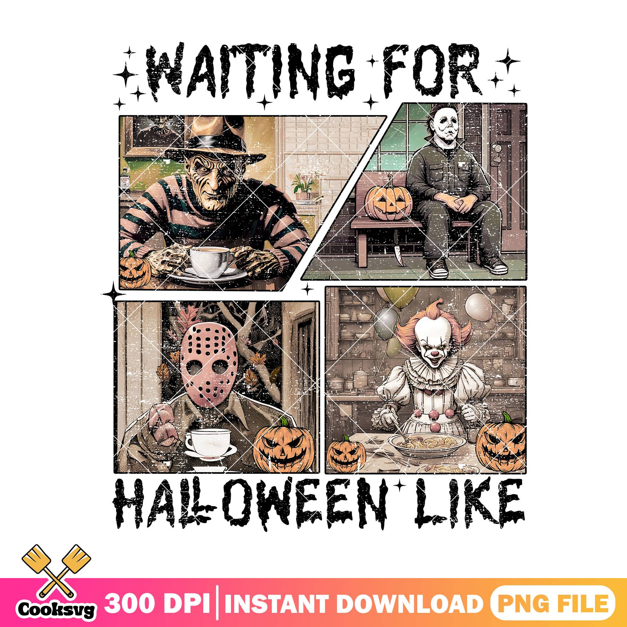 Halloween like waiting png, killers film png, halloween ideas png