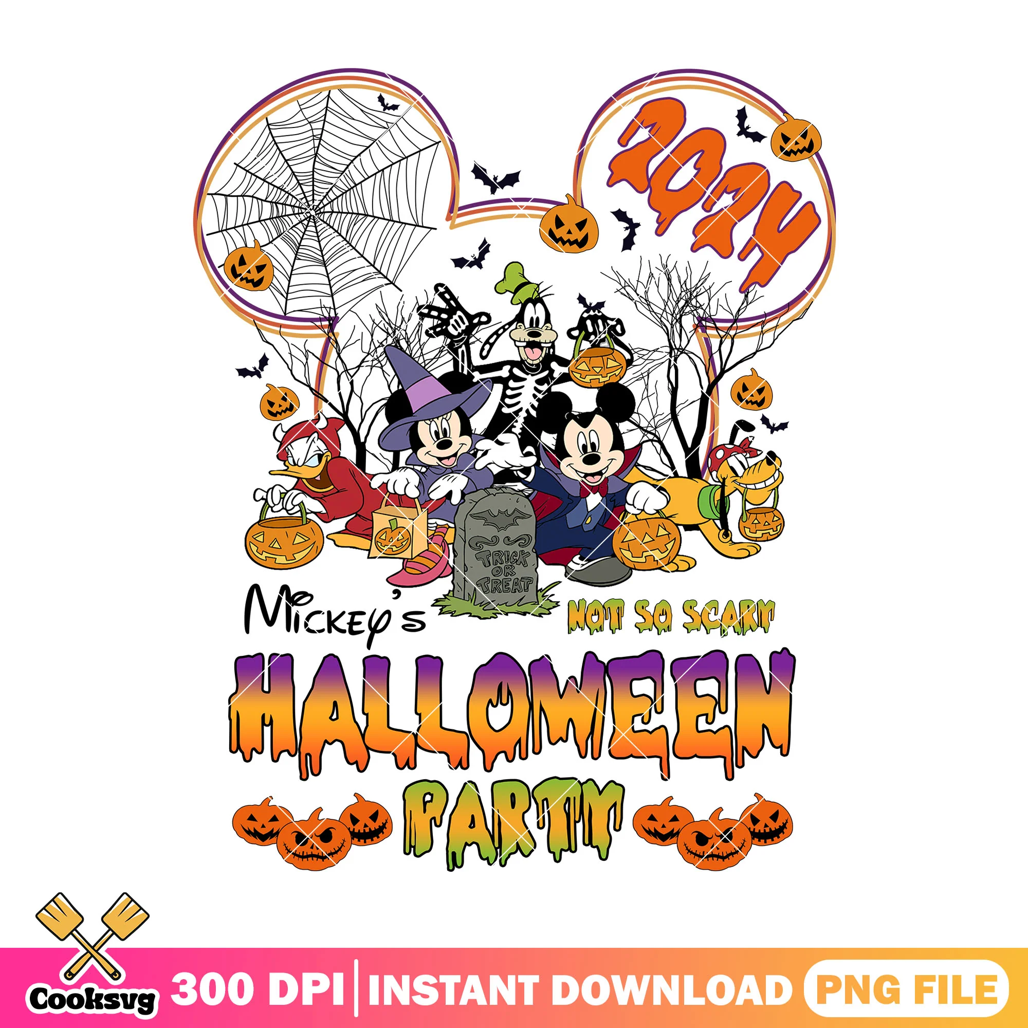 Halloween party 2024 png, what is halloween png, disney mickey png