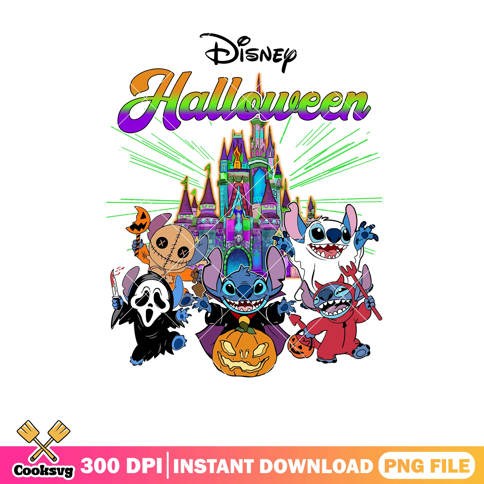 Halloween stitch disney png, disney world png, halloween costume png