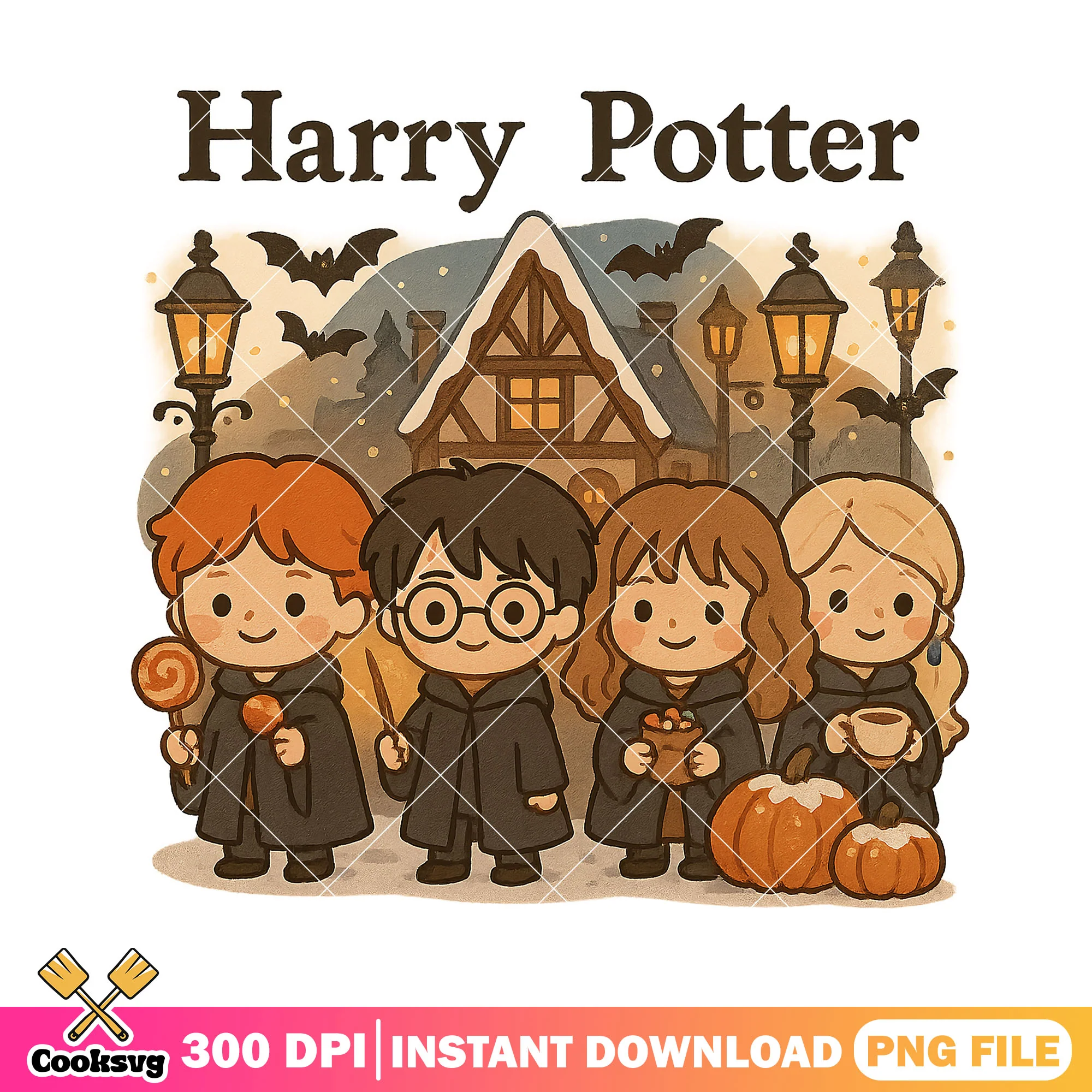 Halloween with hogwarts student png, hogwarts school png, harry potter png