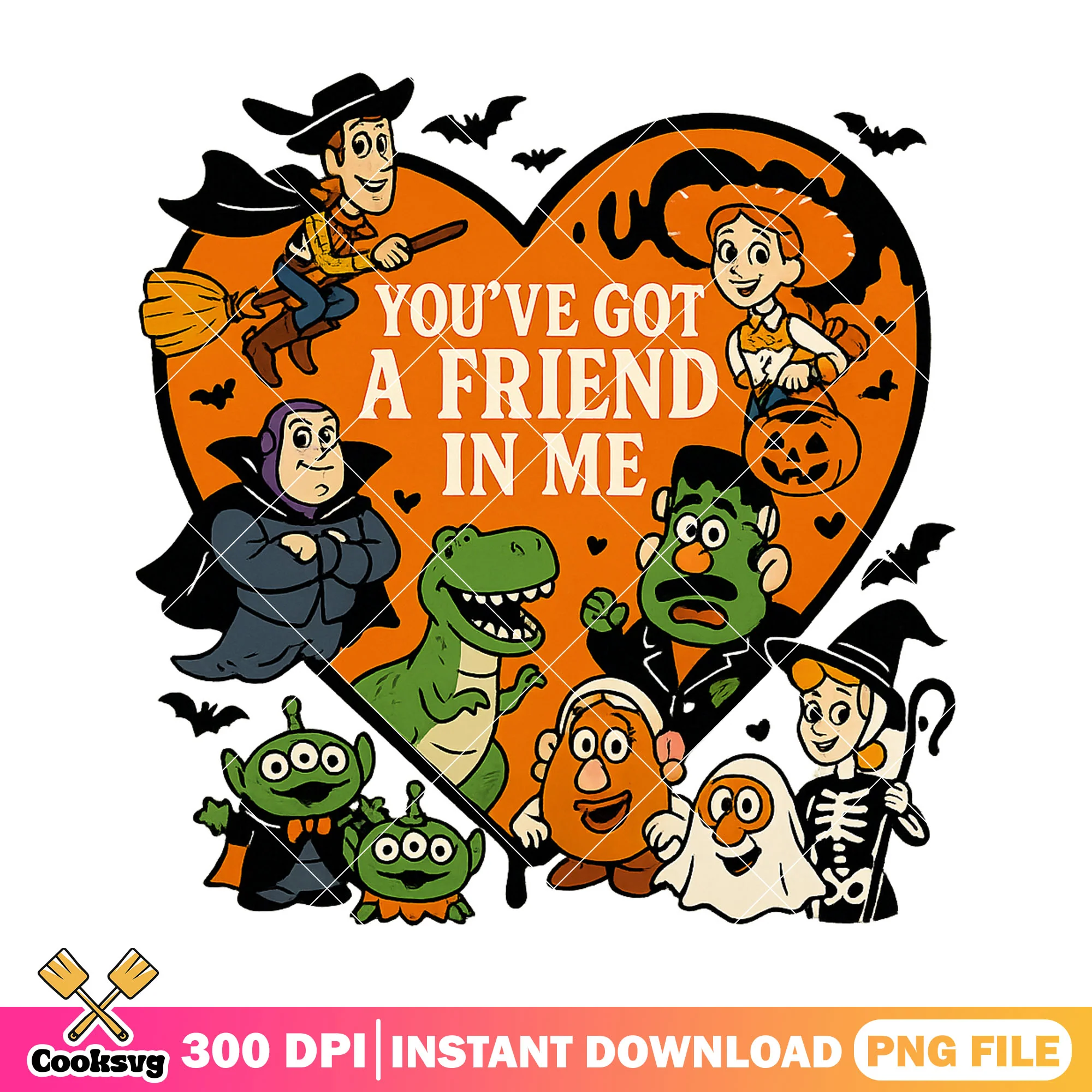 Halloween with toys png, happy toys png, halloween picture png