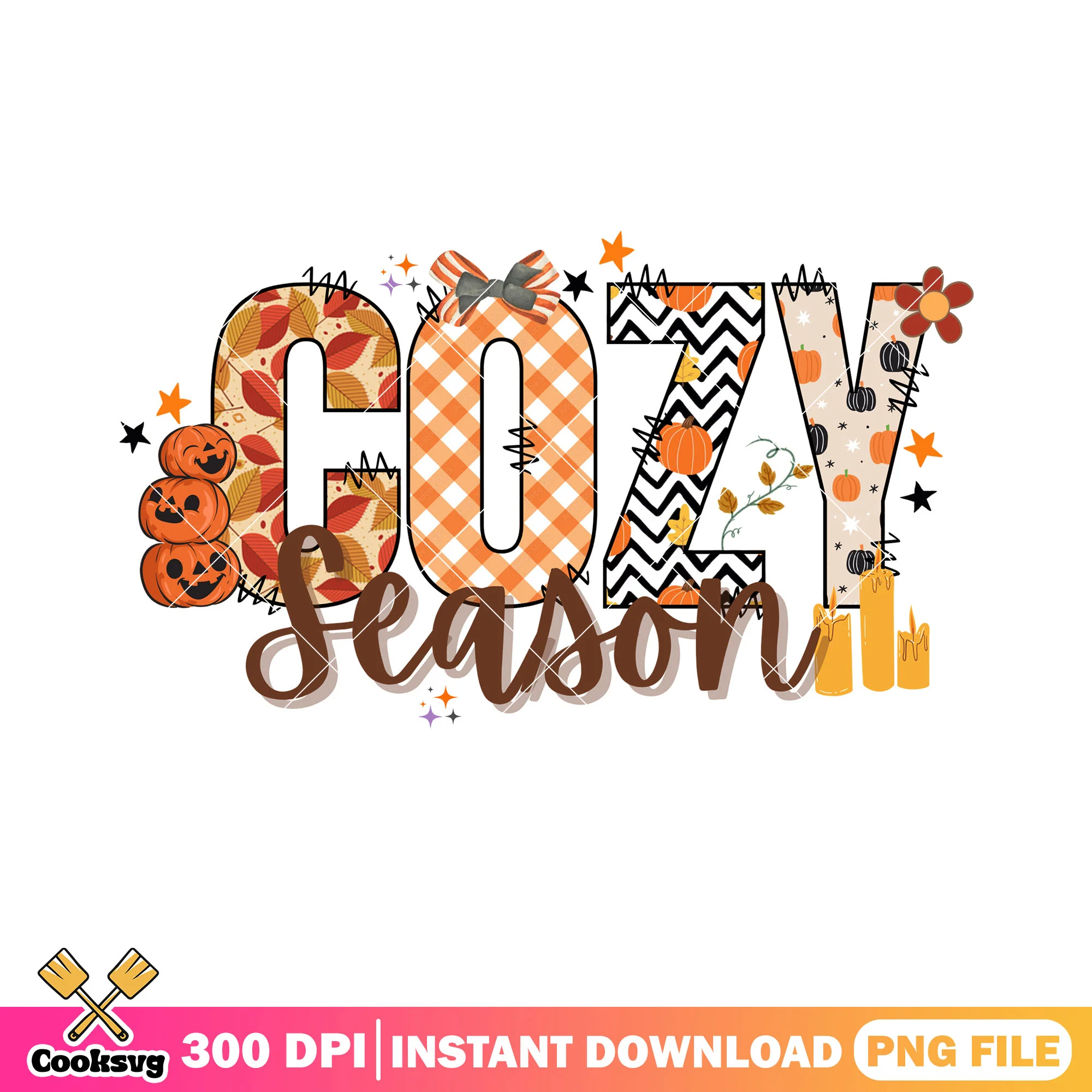 Halooween cozy png, wicker pumpkin png, halloween scary png