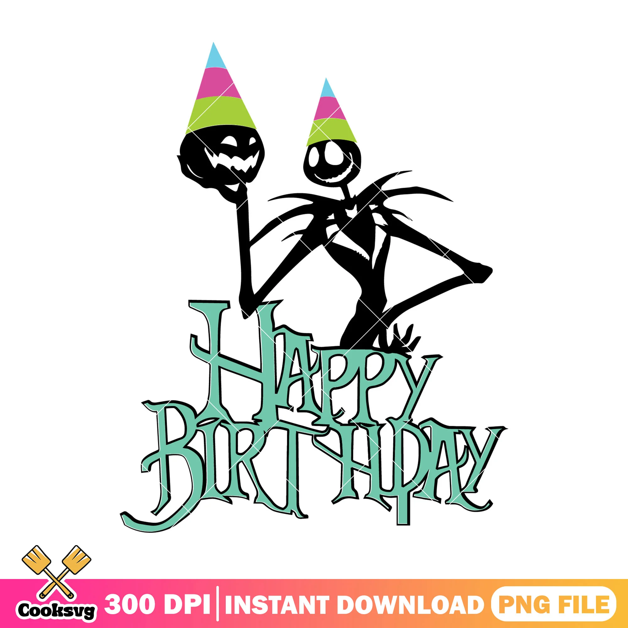 Happy birthday jack png, halloween events png, cartoon jack png