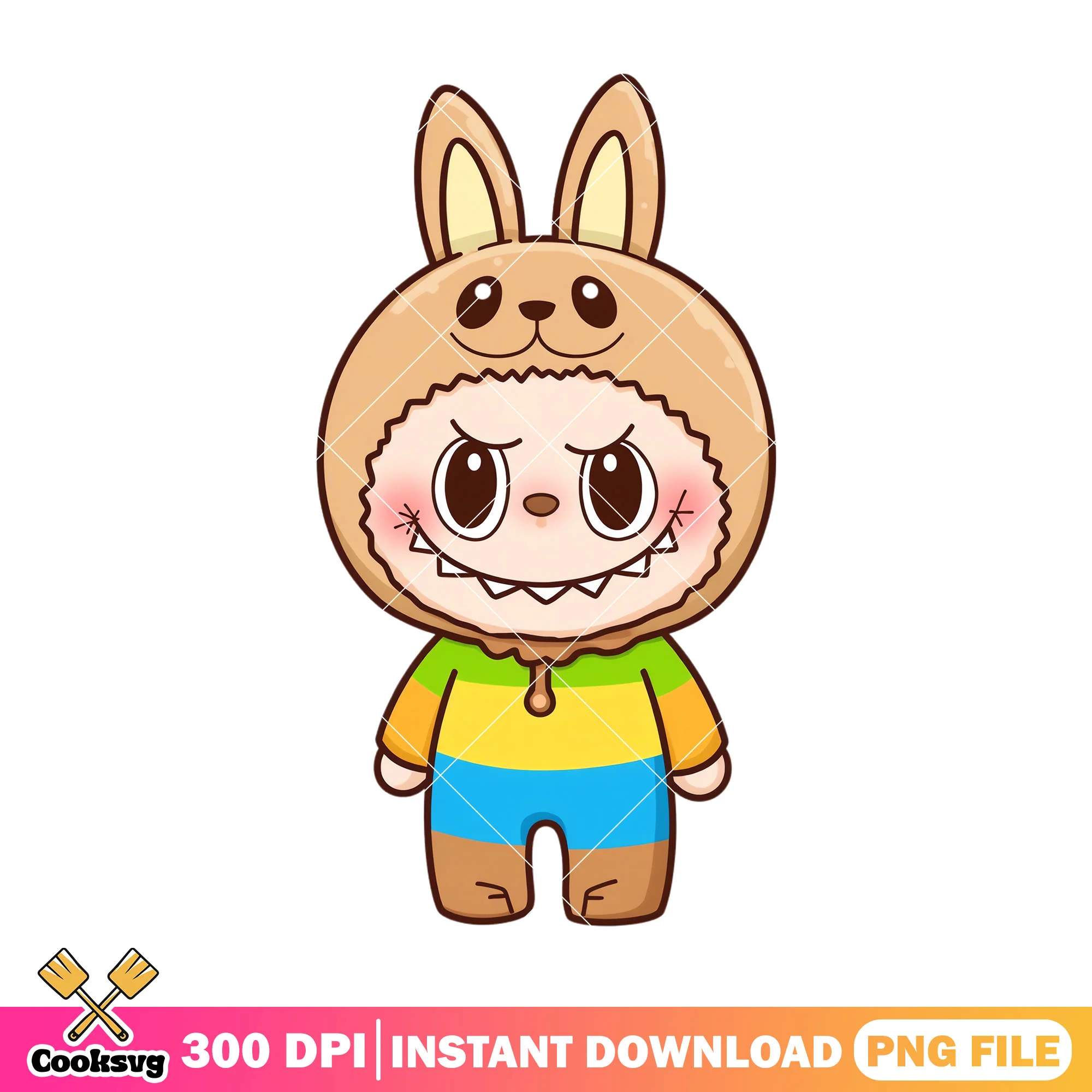 Happy labubu design png, labubu monster png, labubu popmart png