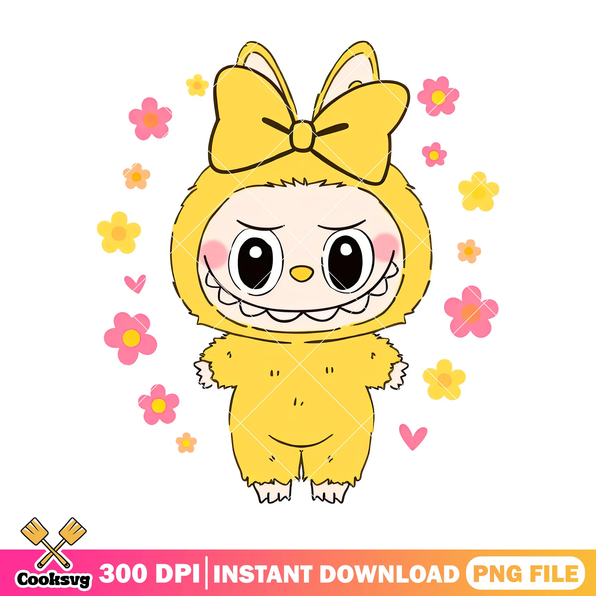 Happy labubu monster png, labubu character png, labuubuu png