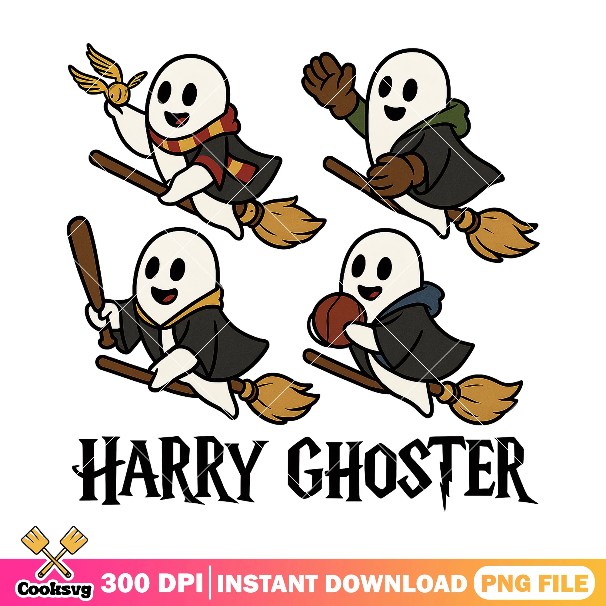 Harry ghoster with witch broom png, harry potter png, harry ghoster png