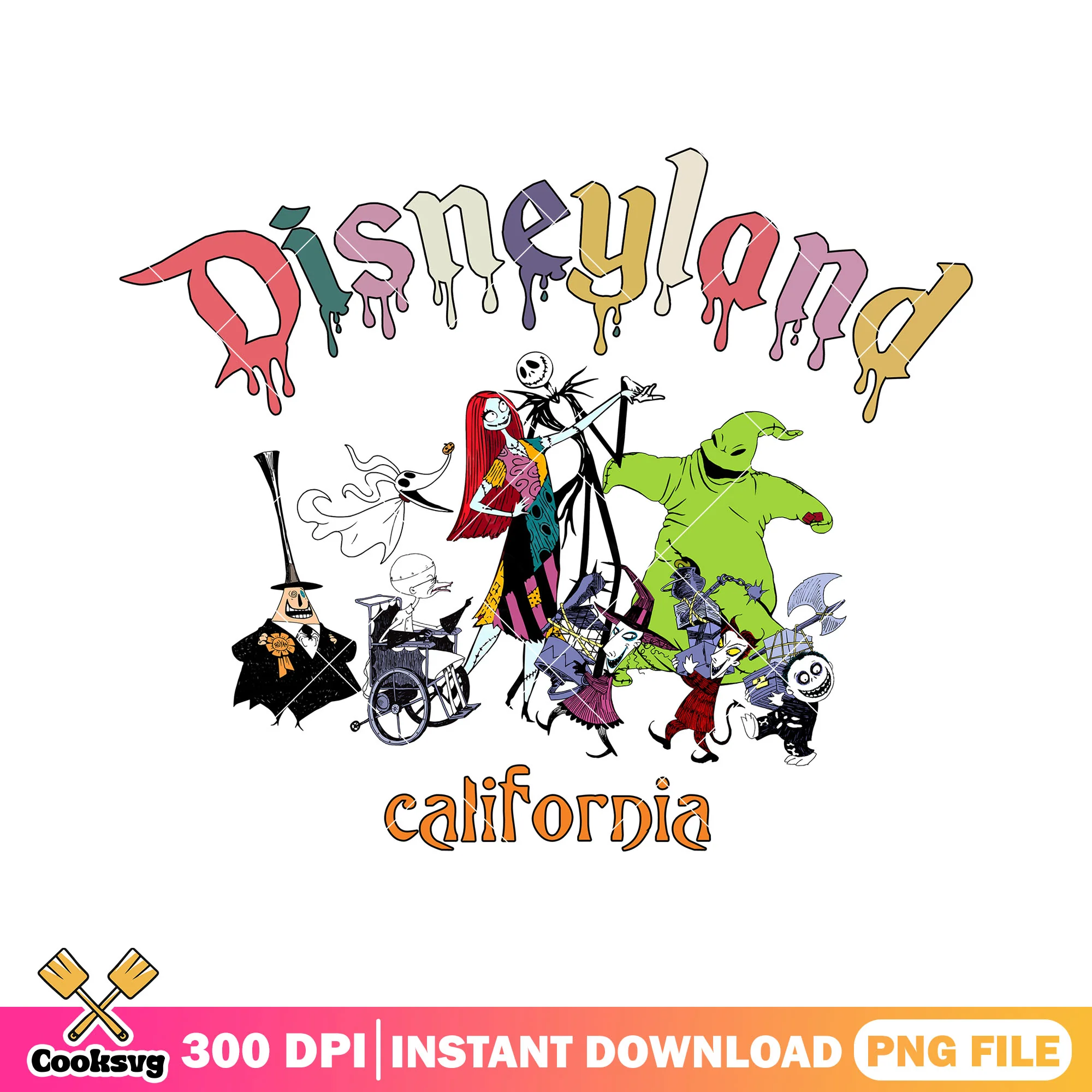 Haunted disneyland art png, disney halloween png, nightmare halloween png