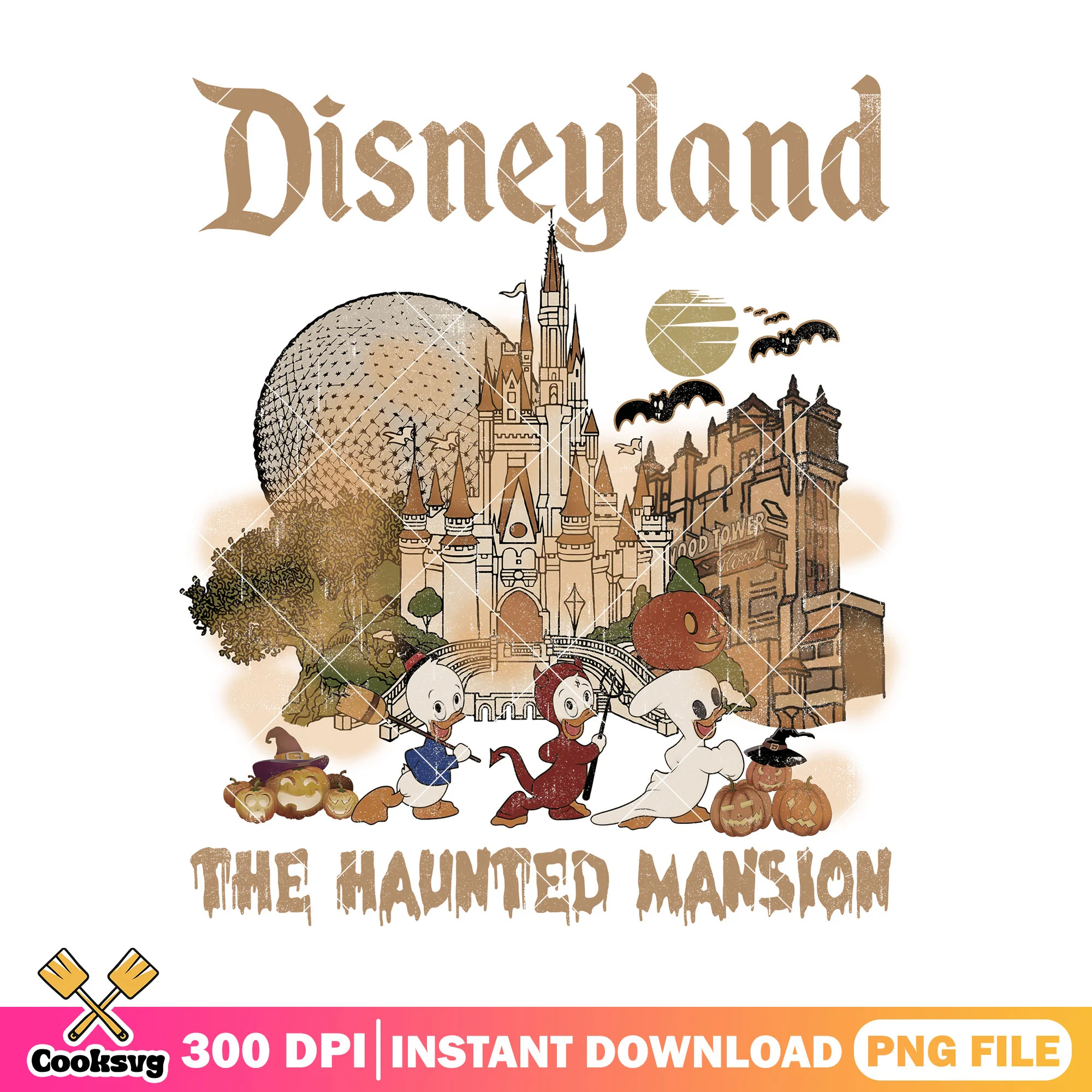 Haunted disneyland png, halloween ends png, disney world png