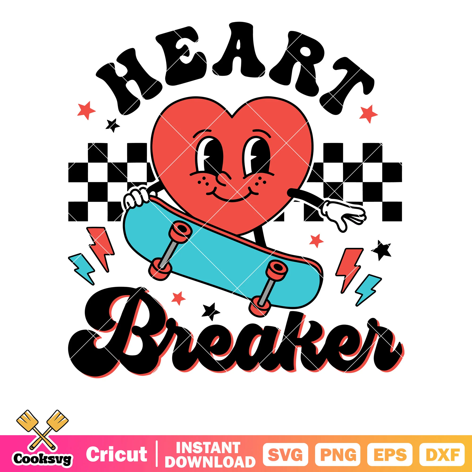 Heart breaker valentine vibes svg, heart breaker svg, valentine vibes svg