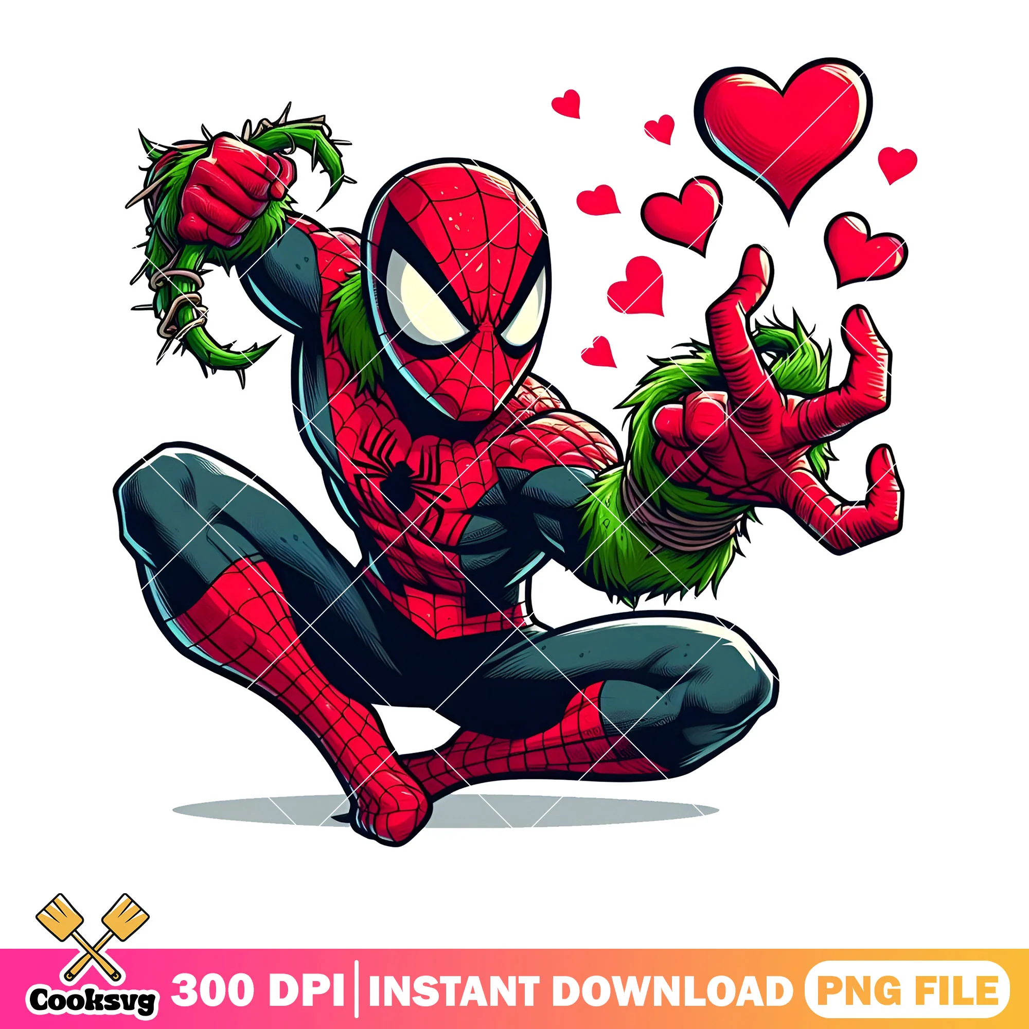 Heart spidy heart valentine png, marvel valentine png, spider man png