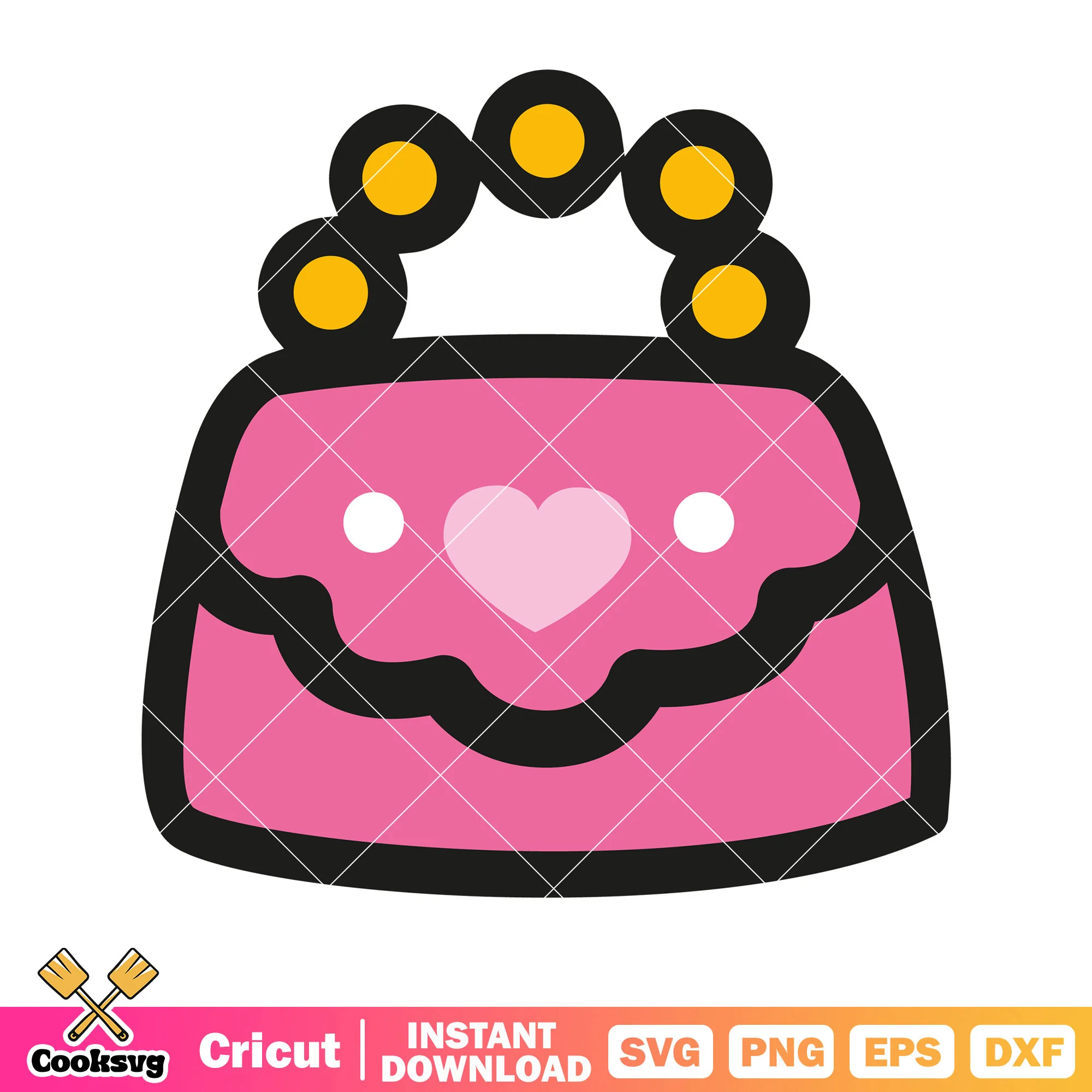Hello kitty fashion bag svg, hello kitty bag svg, kitty cat svg