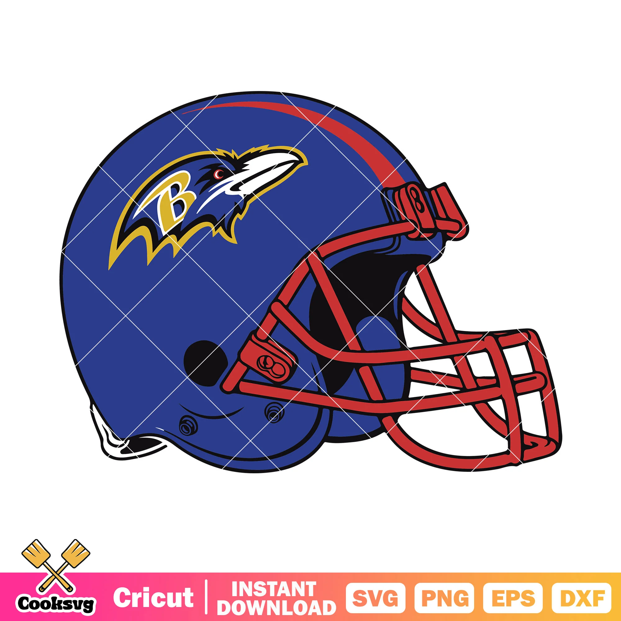 Helmet baltimore raven svg, nfl teams svg, afc north svg