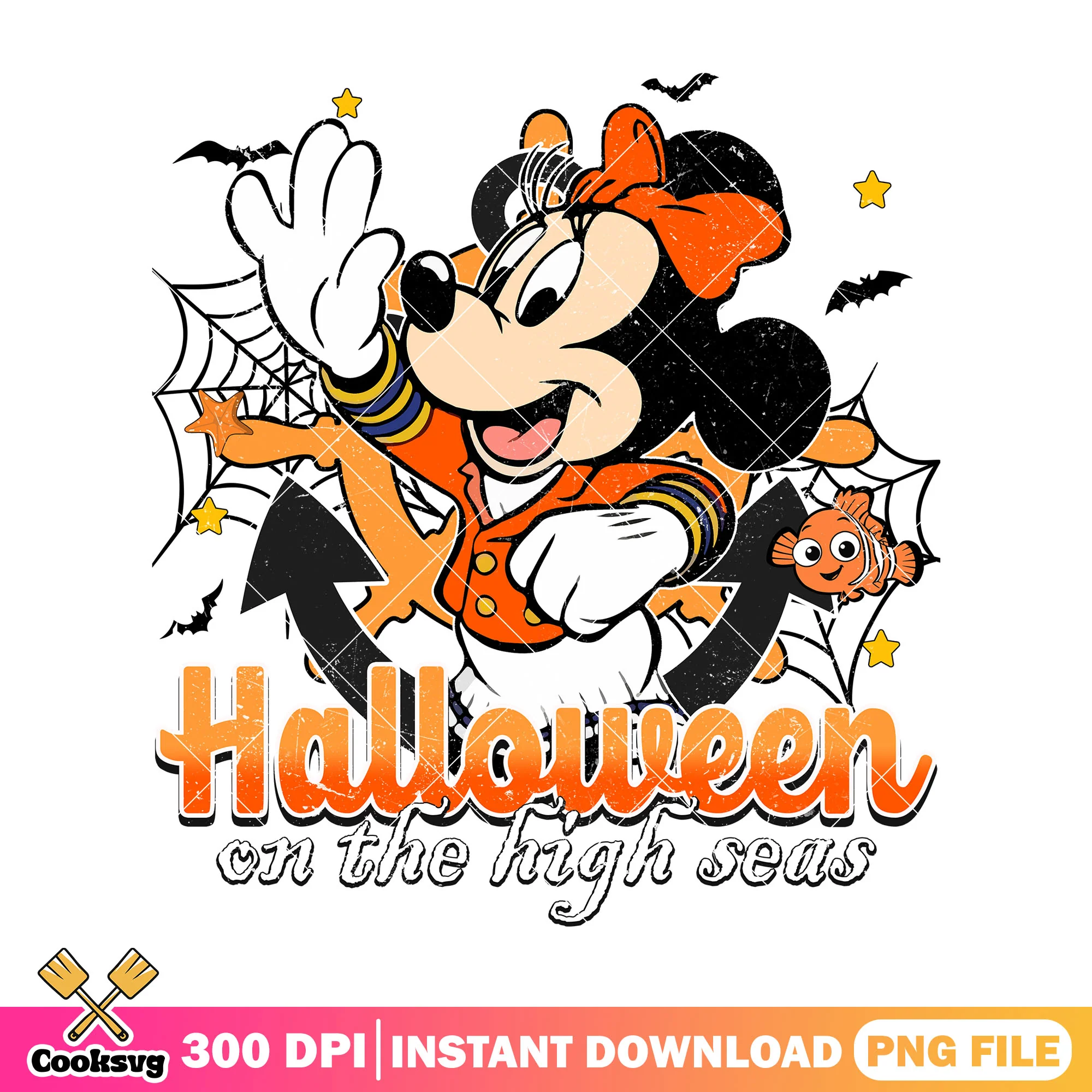 High seas with minnie png, mickey mouse png, minnie cute png