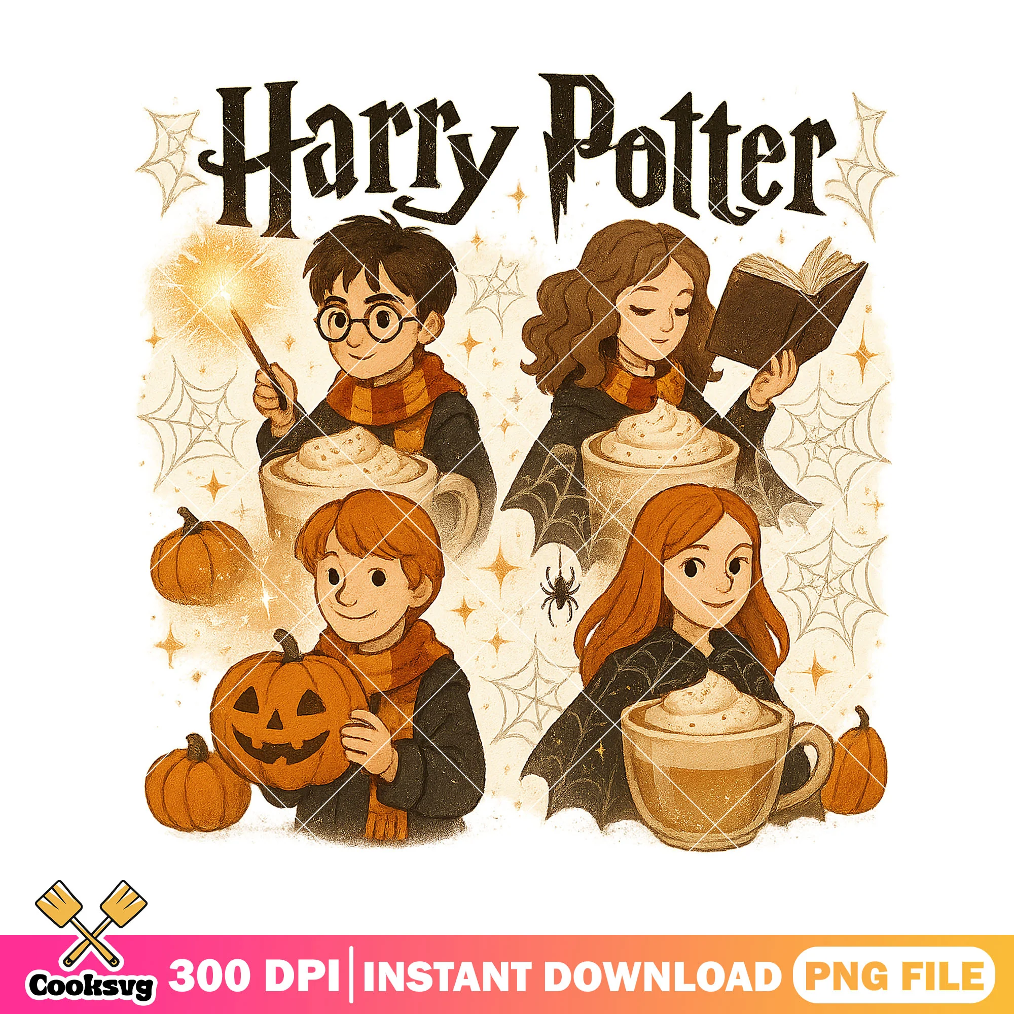 Hogwarts treats for halloween png, love movies png, harry potter png