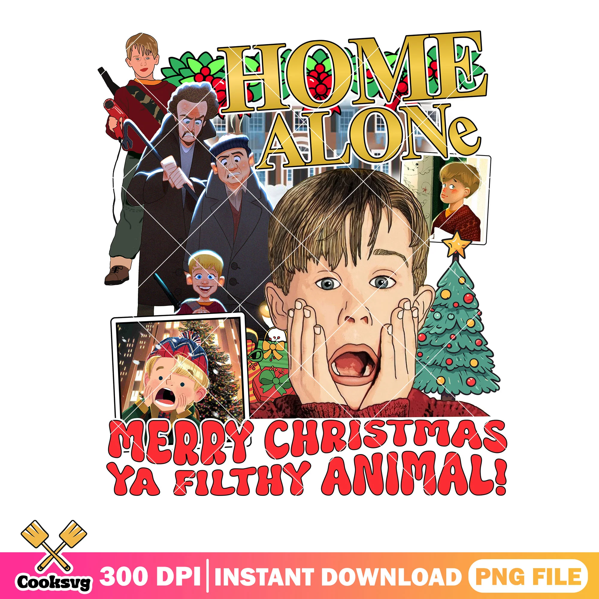home alone merry christmas png, the wet bandits png, surprised png