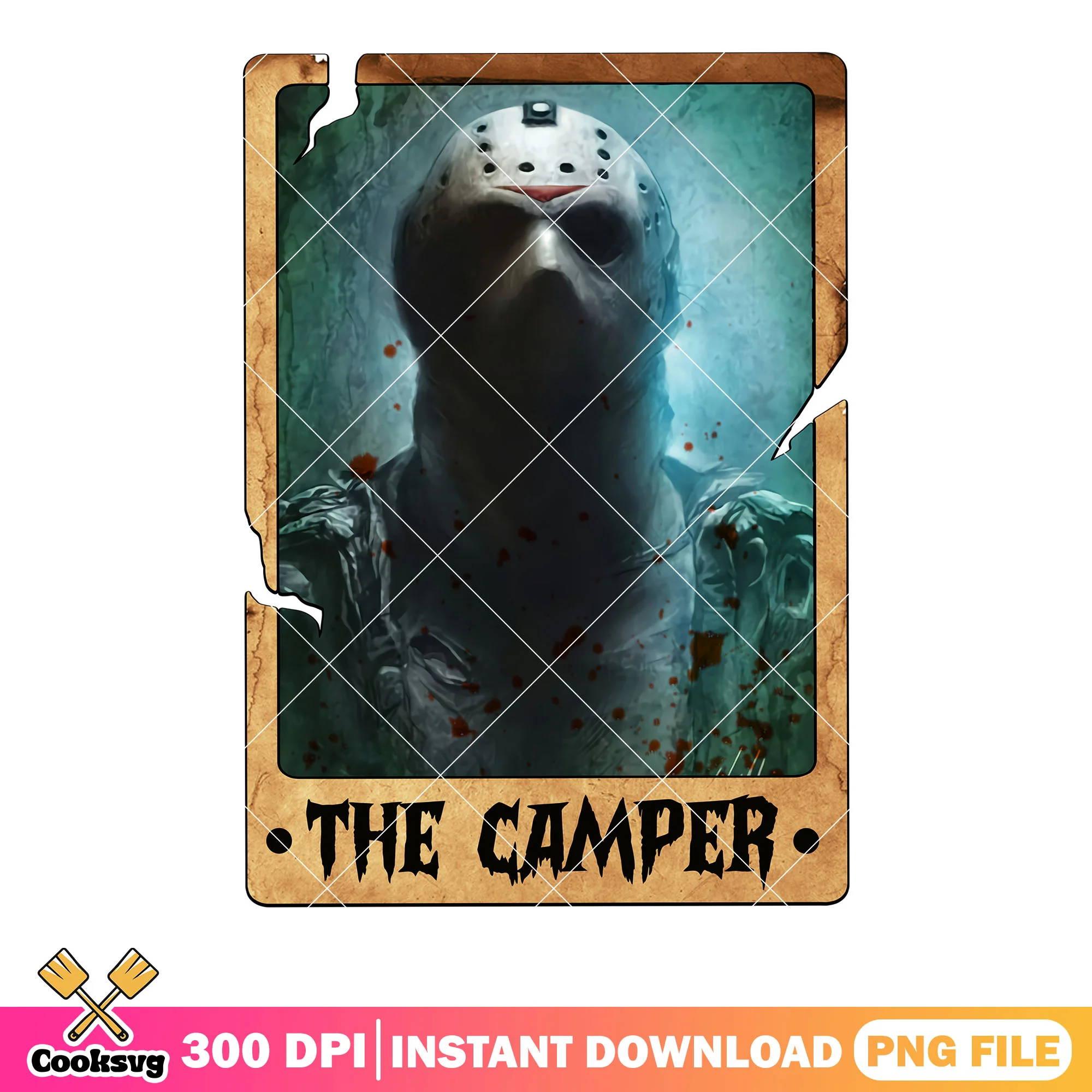 Honor and scary art png, Jason Voorhees png, Friday the 13th png