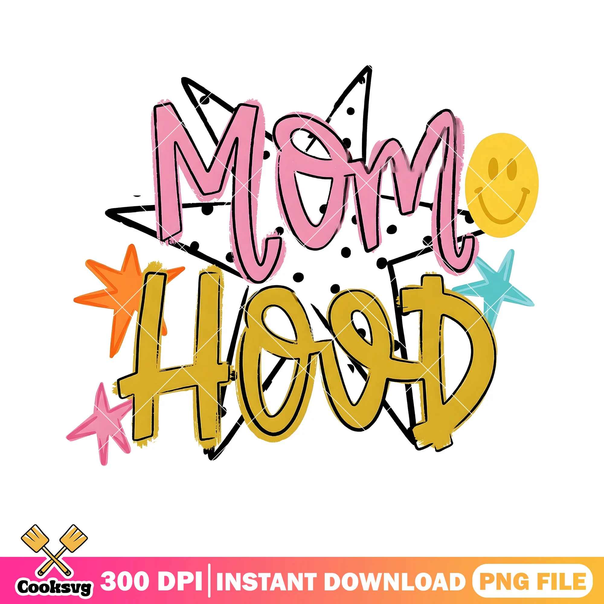 Hood poster smile face png, smile icon png, mom hood png
