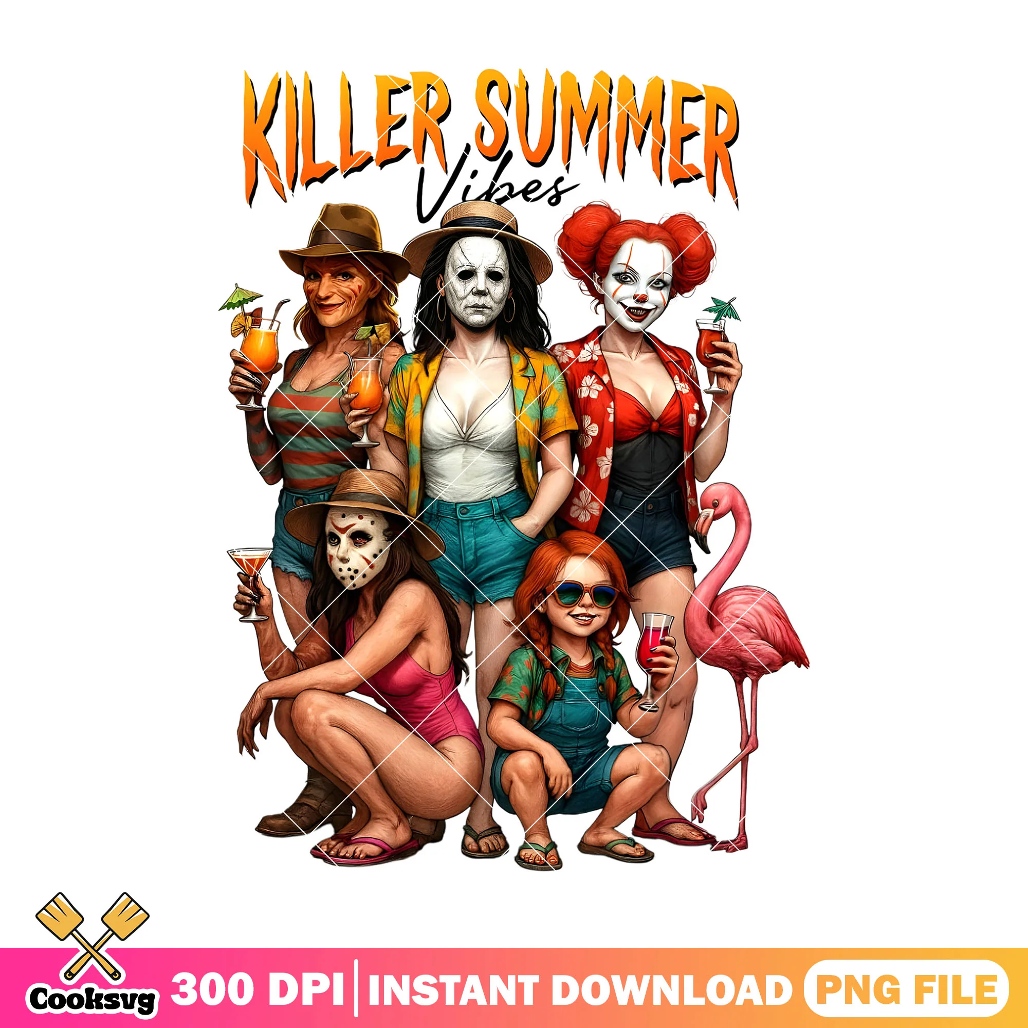 Horror killer summer girl png, halloween der film png, horror movie png
