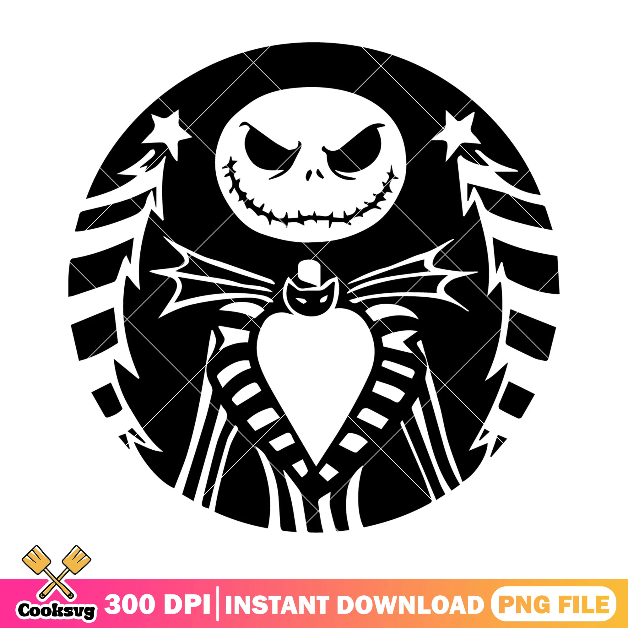 Horror skellington jack png, halloween events png, disney character png