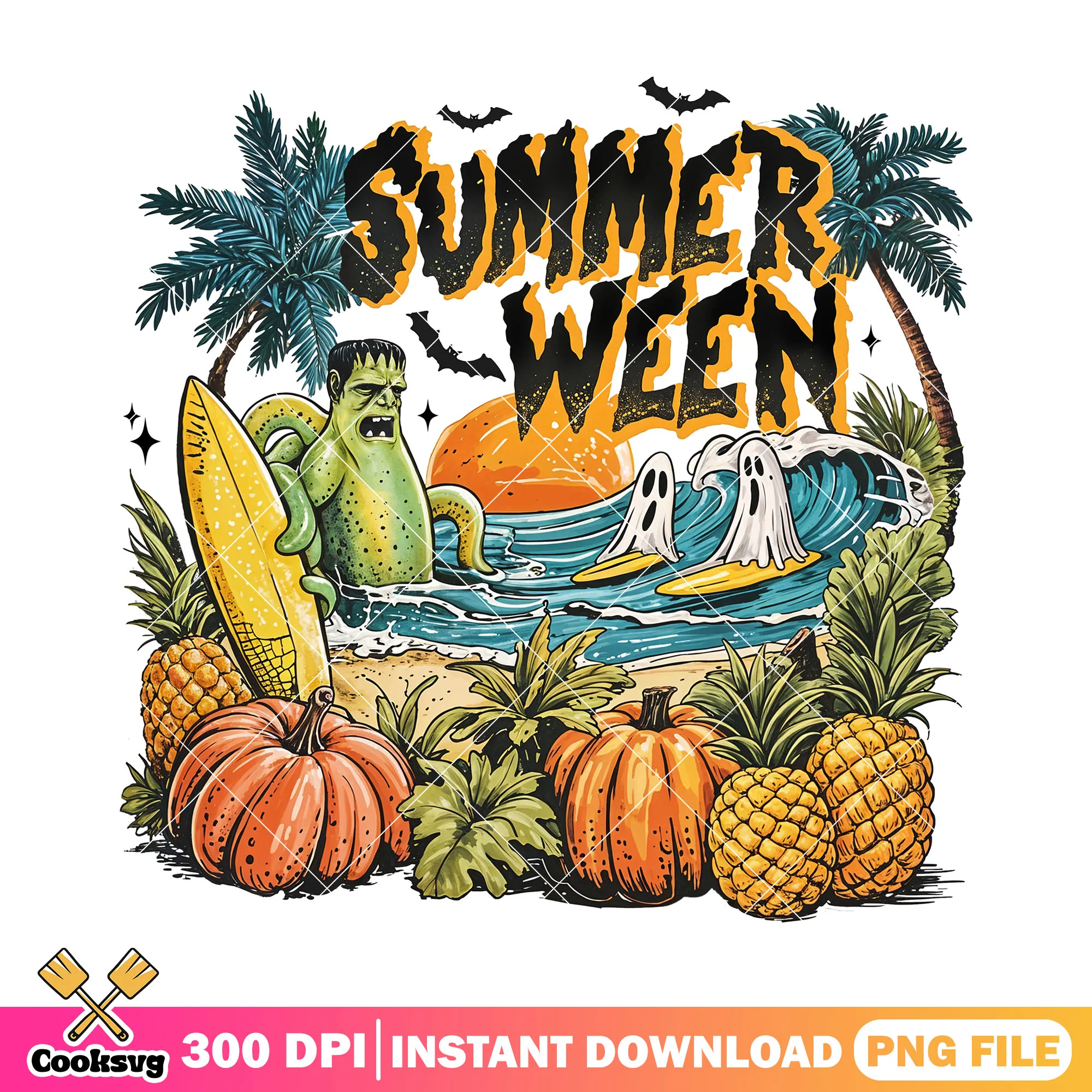Horror summer ween png, halloween movie png, horror decor png