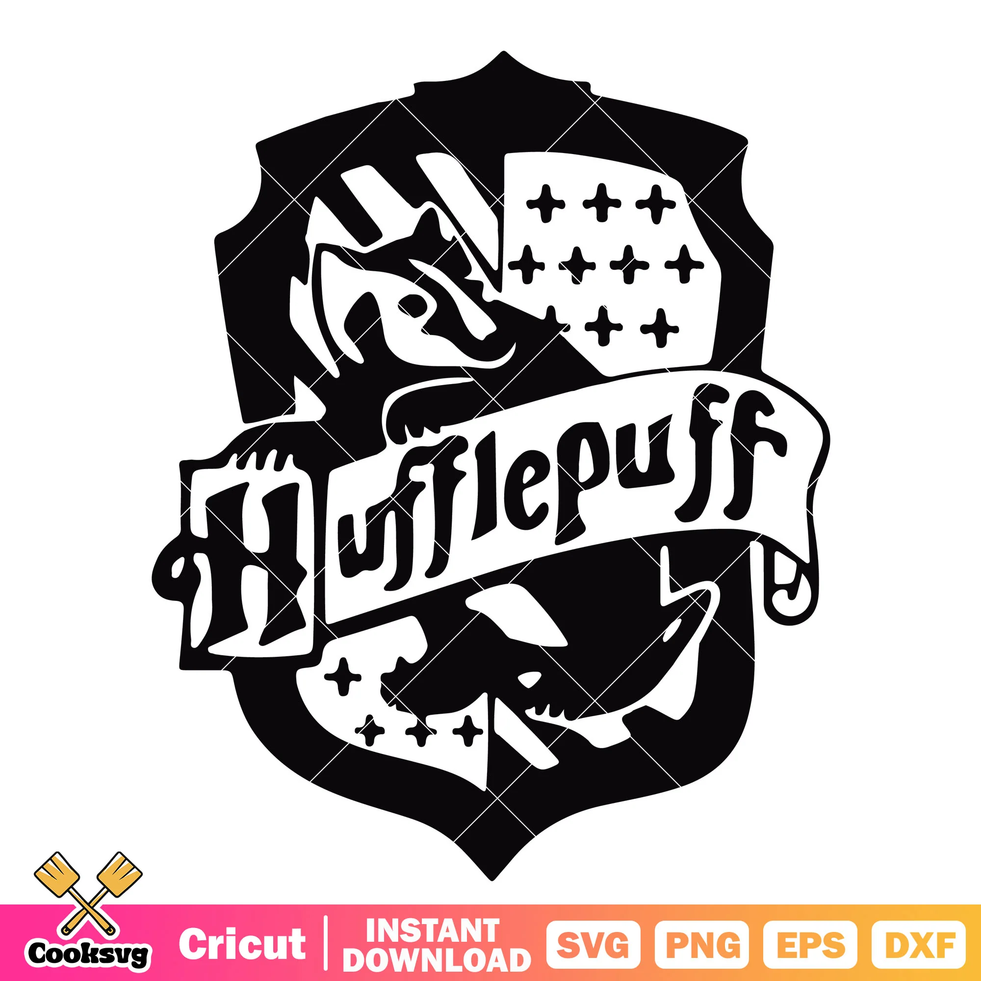 Hufflepuff family logo harry potter svg, harry potter 2025 svg