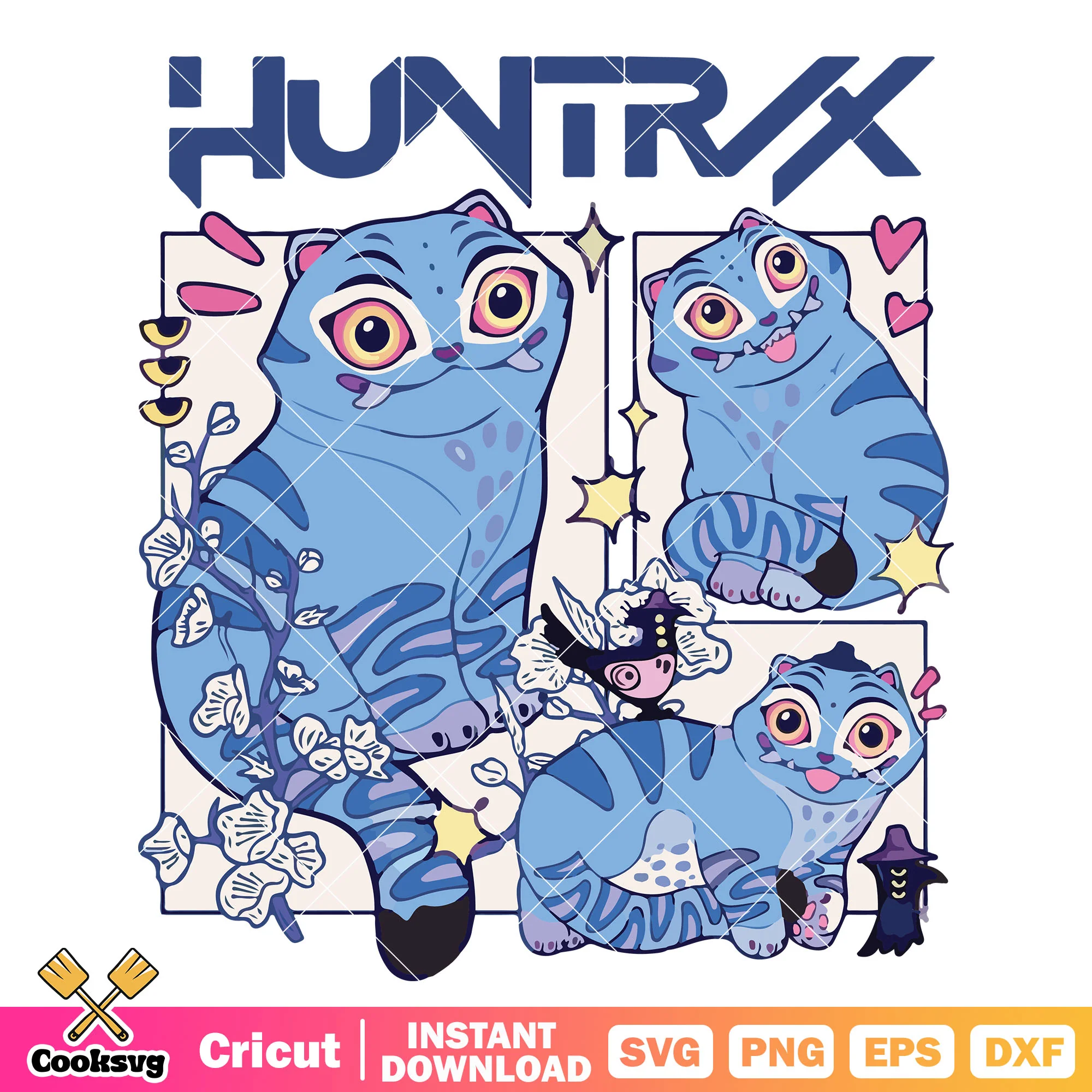 Huntrix derpy vibes svg, huntrix derpy svg, derpy and sussy svg