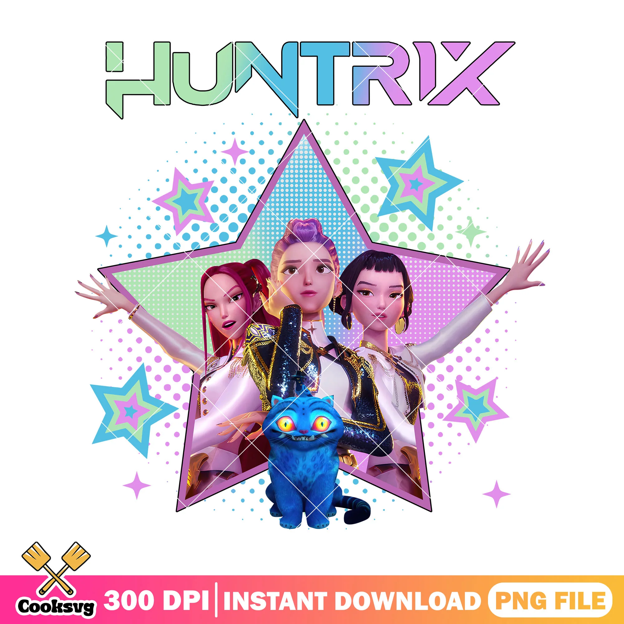 Huntrix golden star x derpy png, derpy sussy png, huntrix song png