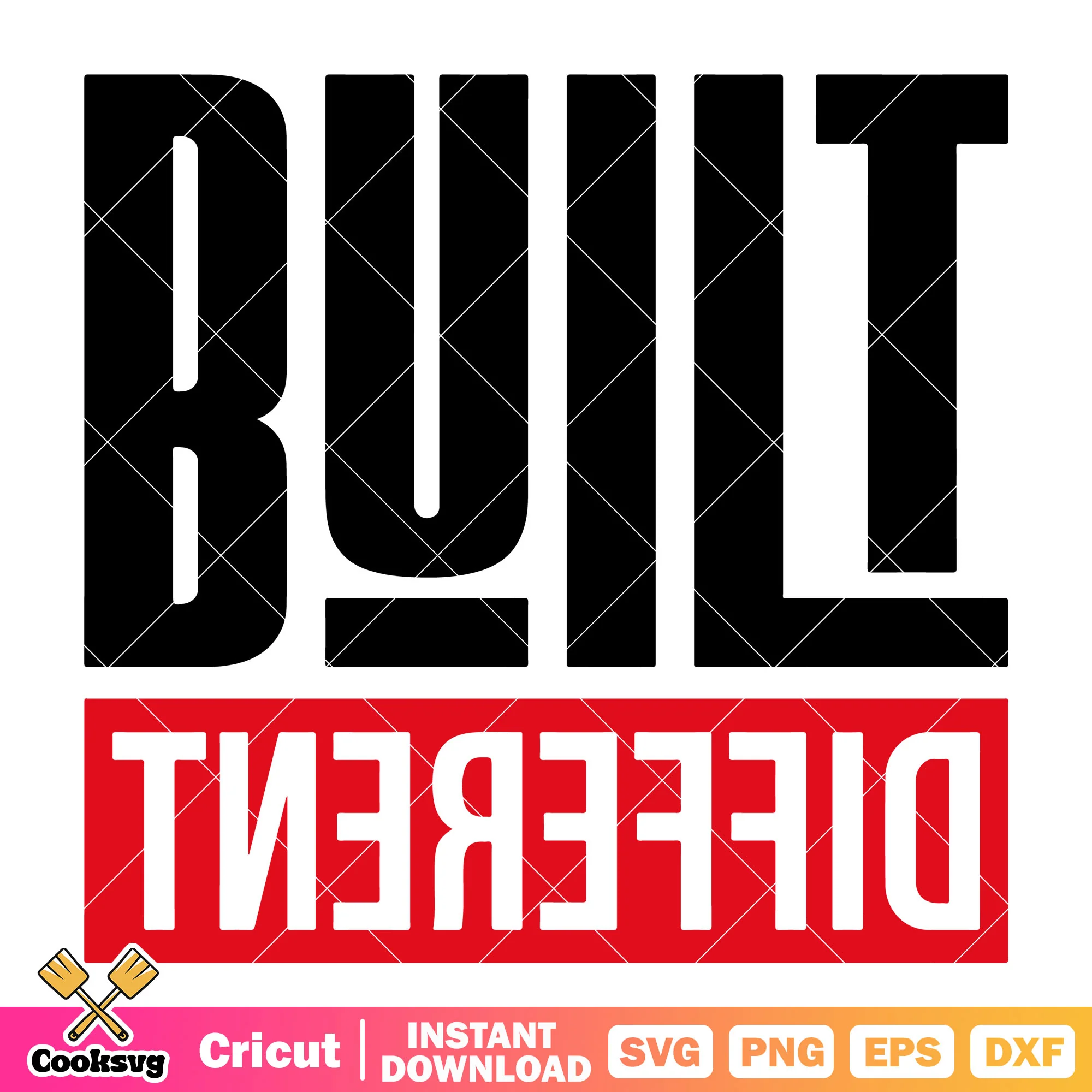 I am built different svg file, different buildings svg
