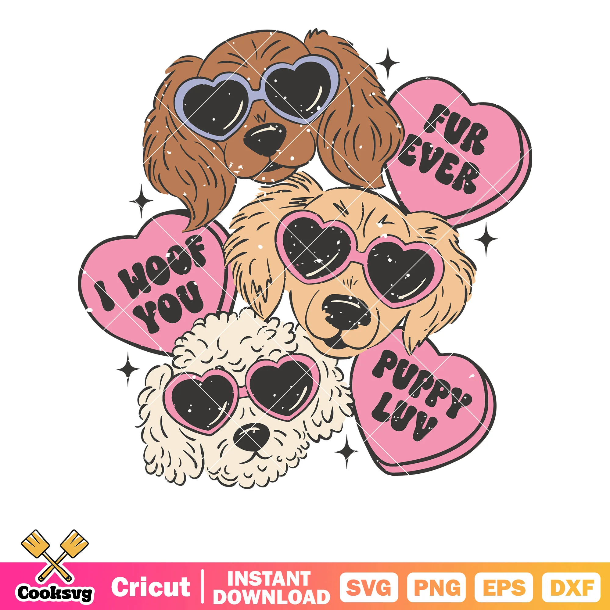 I love you a puppy valentine svg, puppy valentine svg, love valentine svg