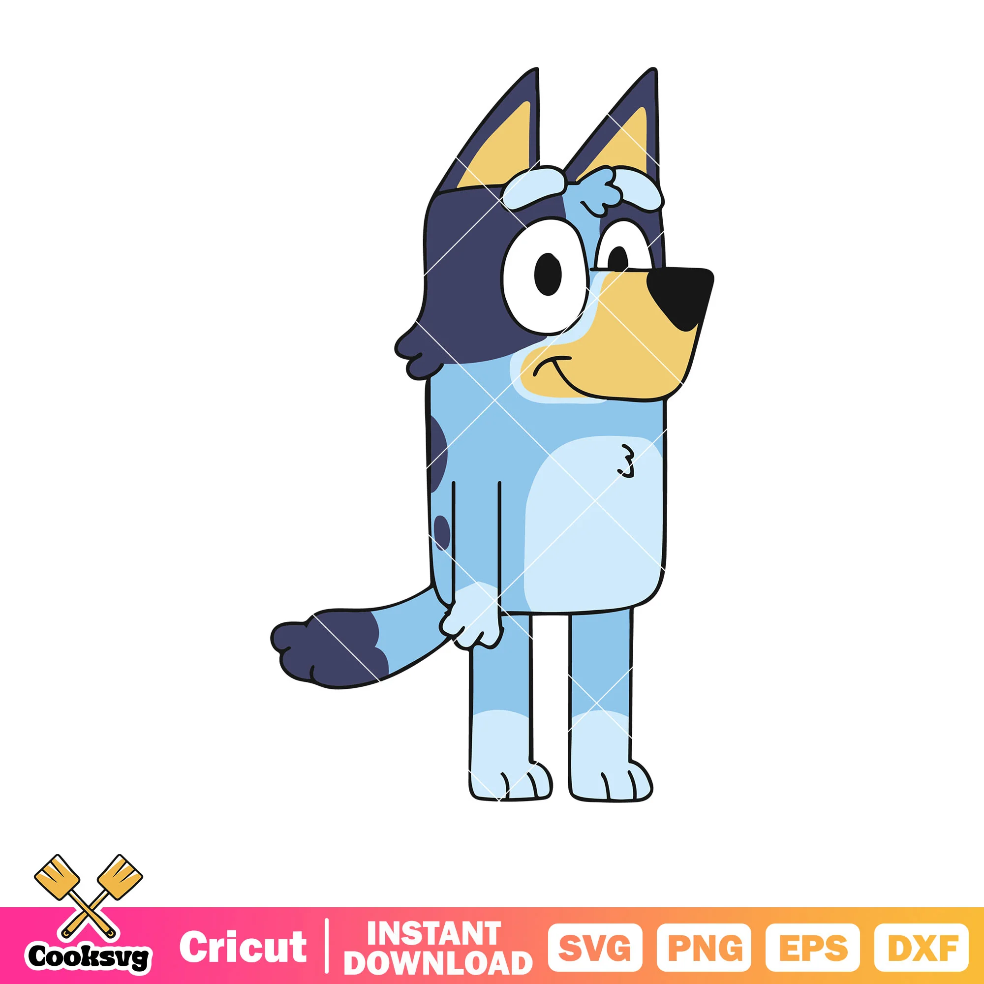 Images bluey dog character svg, bluey movie posters svg, cartoon bluey svg