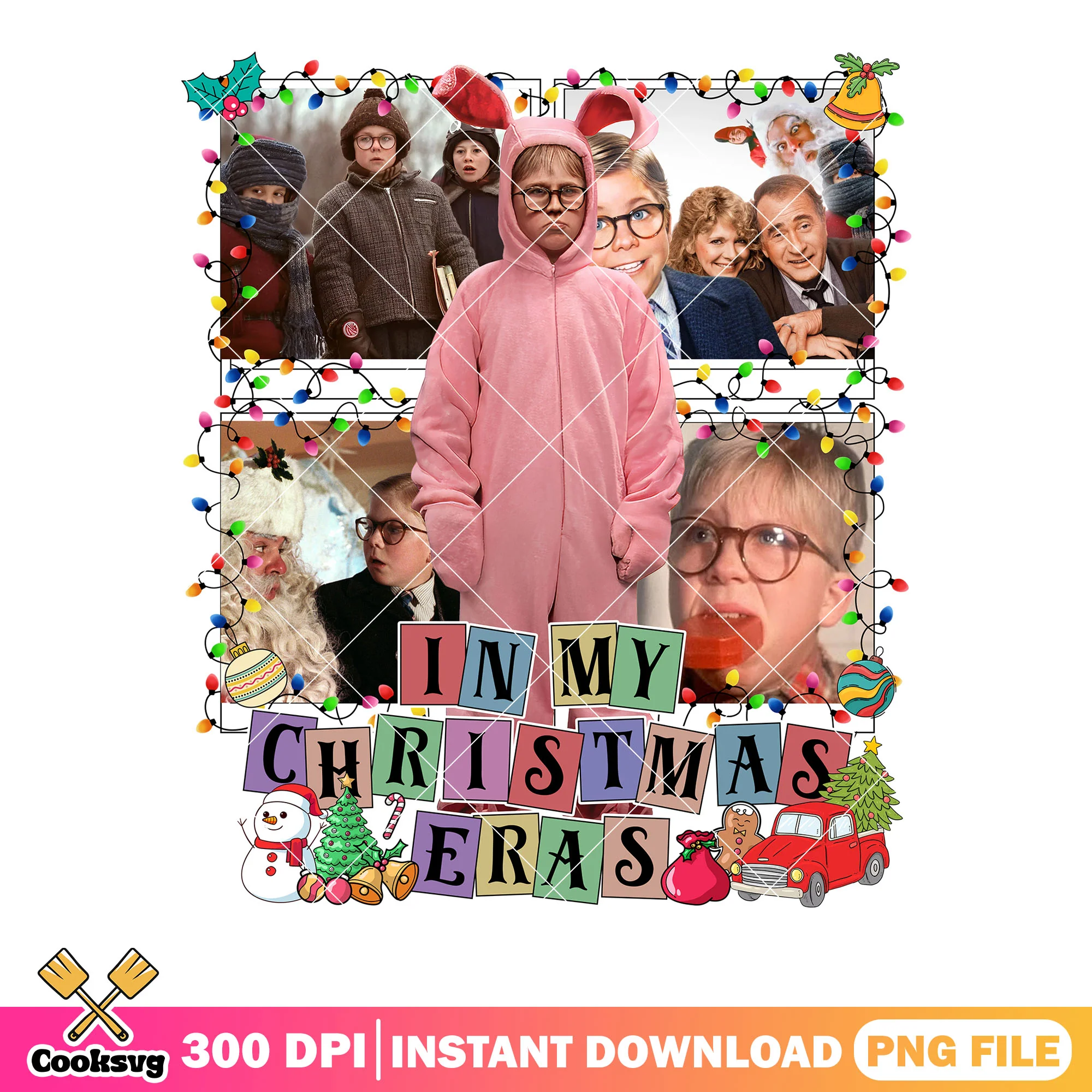 In my christmas eras png, picture funny decor light png, pink eras png