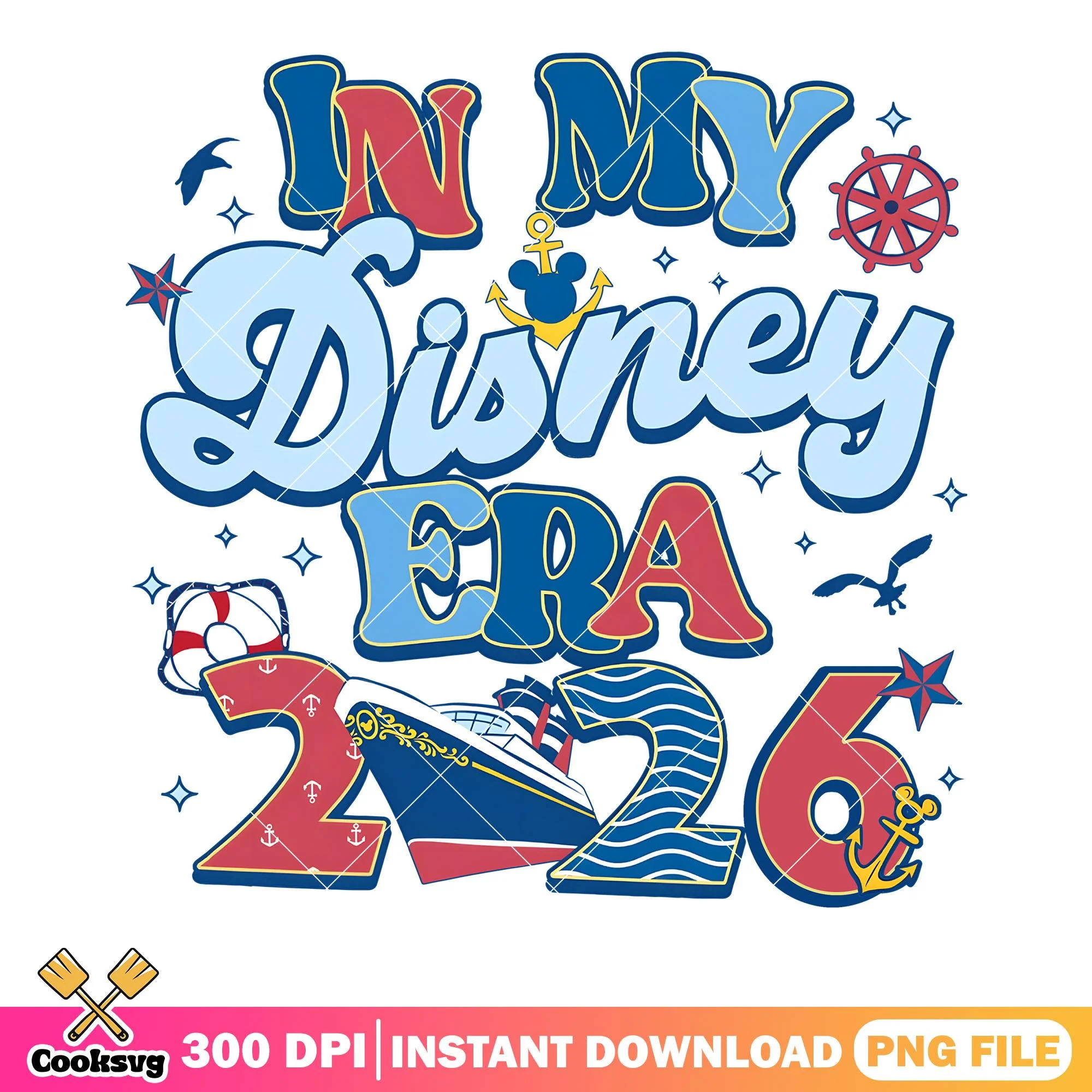 In my disney era 2026 png, cruise poster png, cruise travel png