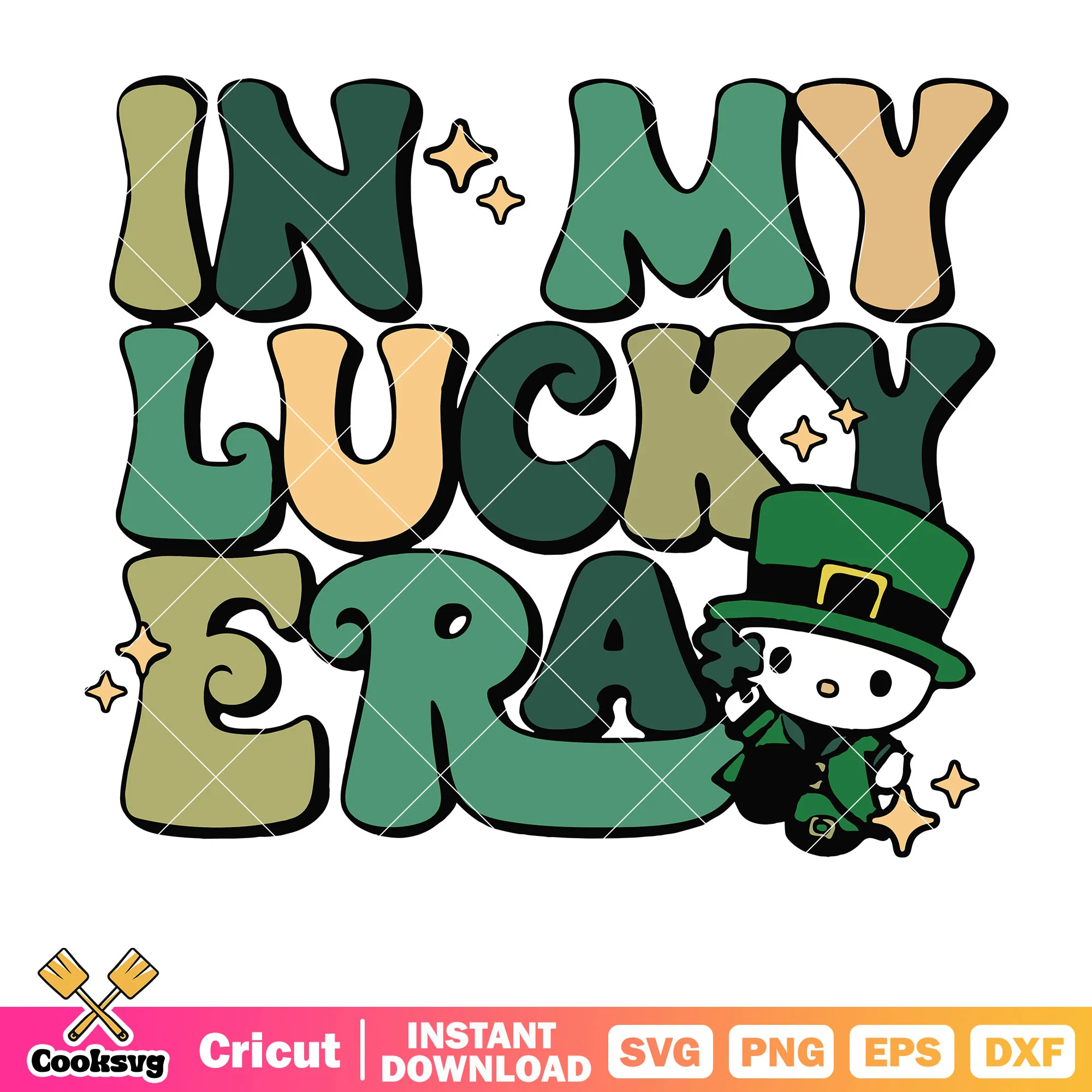 In my lucky era svg, hello kitty svg, cartoon characters svg
