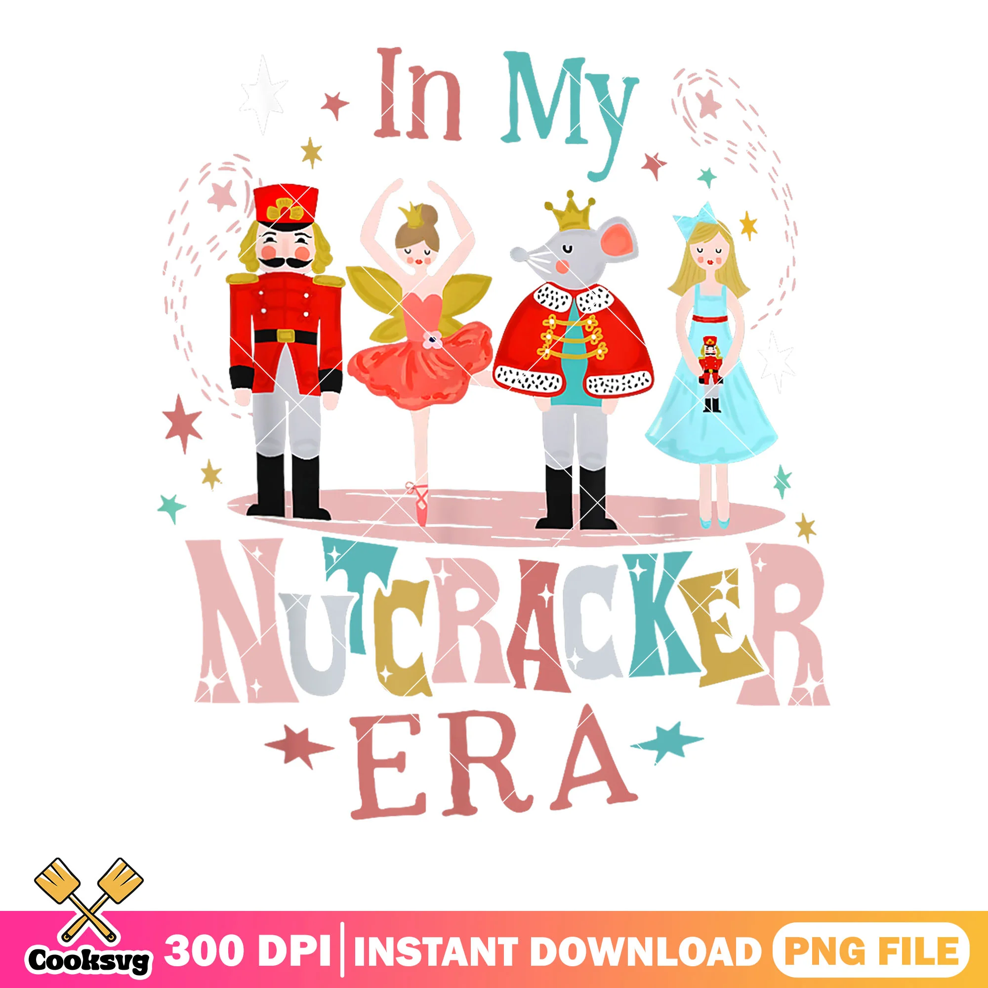 In my nut cracker era png, king of mouse png, Sugar Plum Fairy png