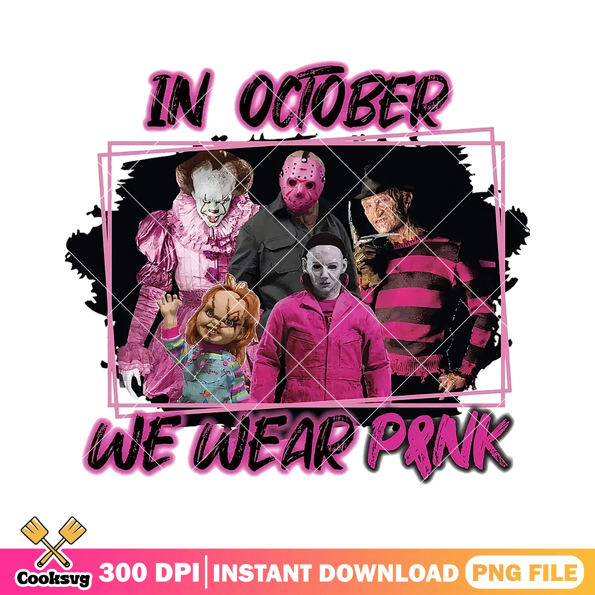 In october we wear pink pngm awareness day png