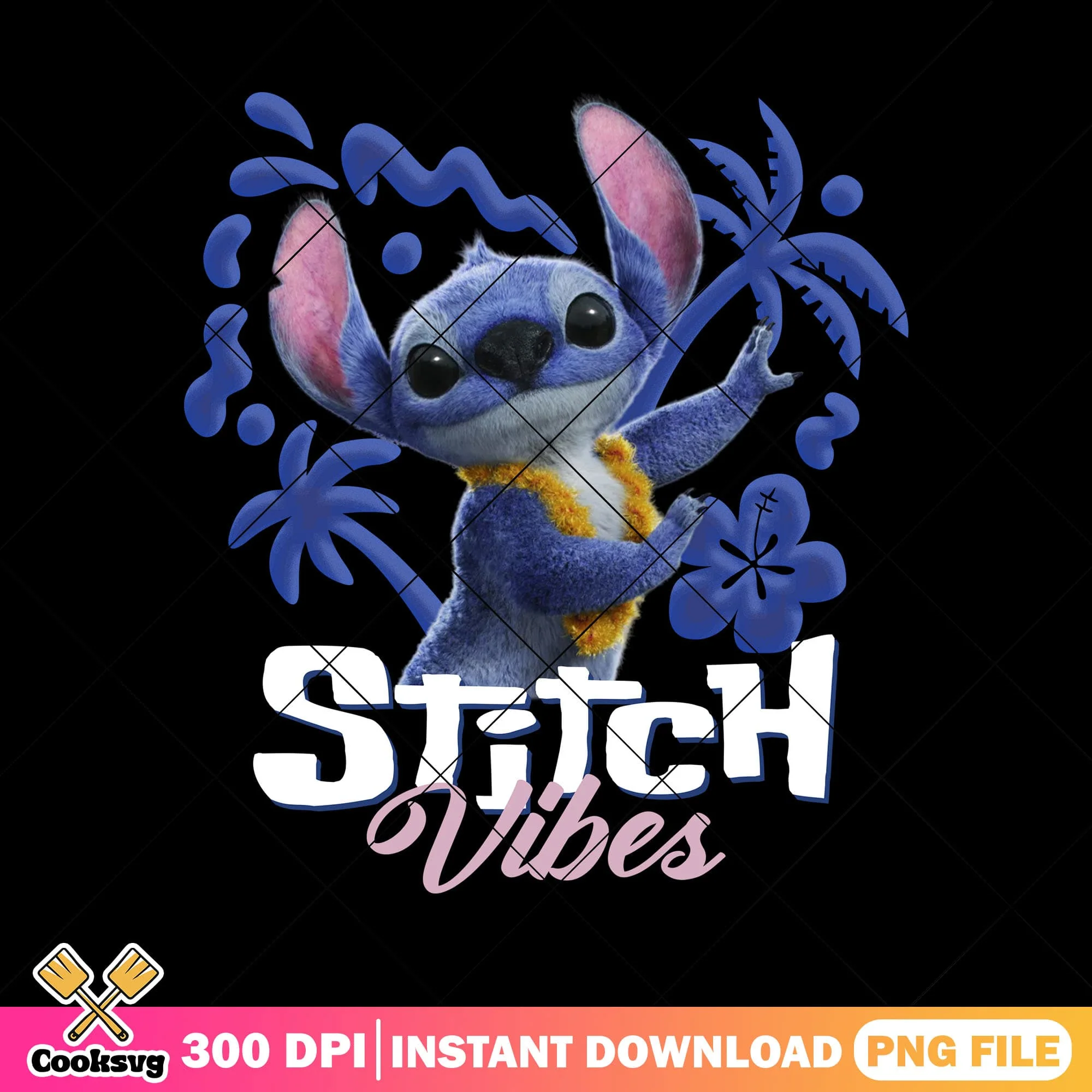 In stitch vibes png, stitch hawaii png, stitch movie png