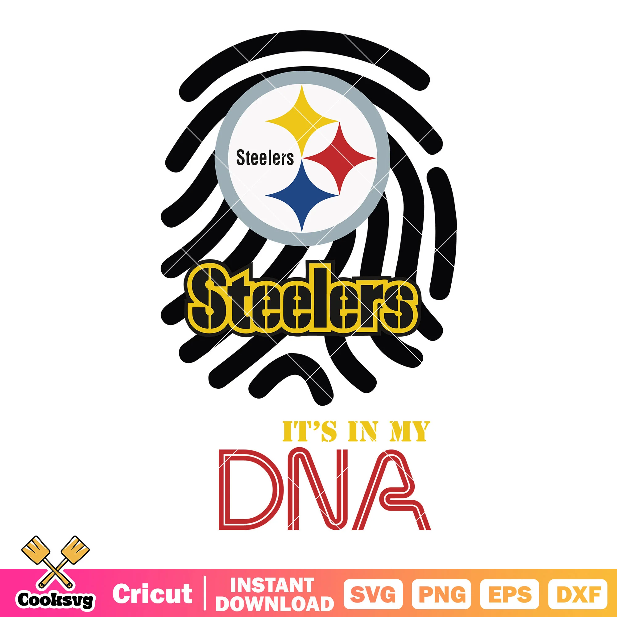 Its in my dna svg, steelers svg, steelers pittsburgh svg