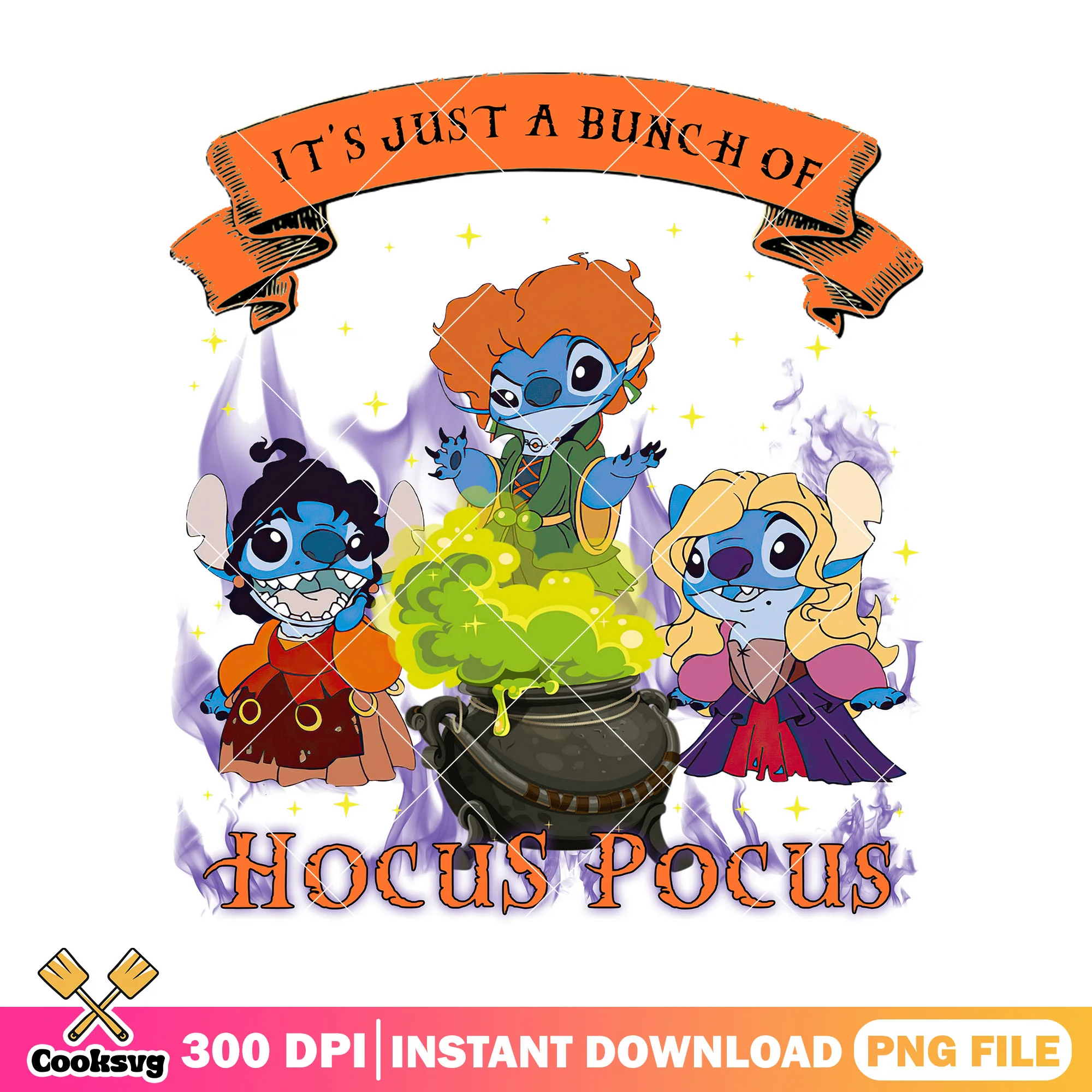 Its just a bunch of stitch png, hocus pocus png, lilo and stitch png