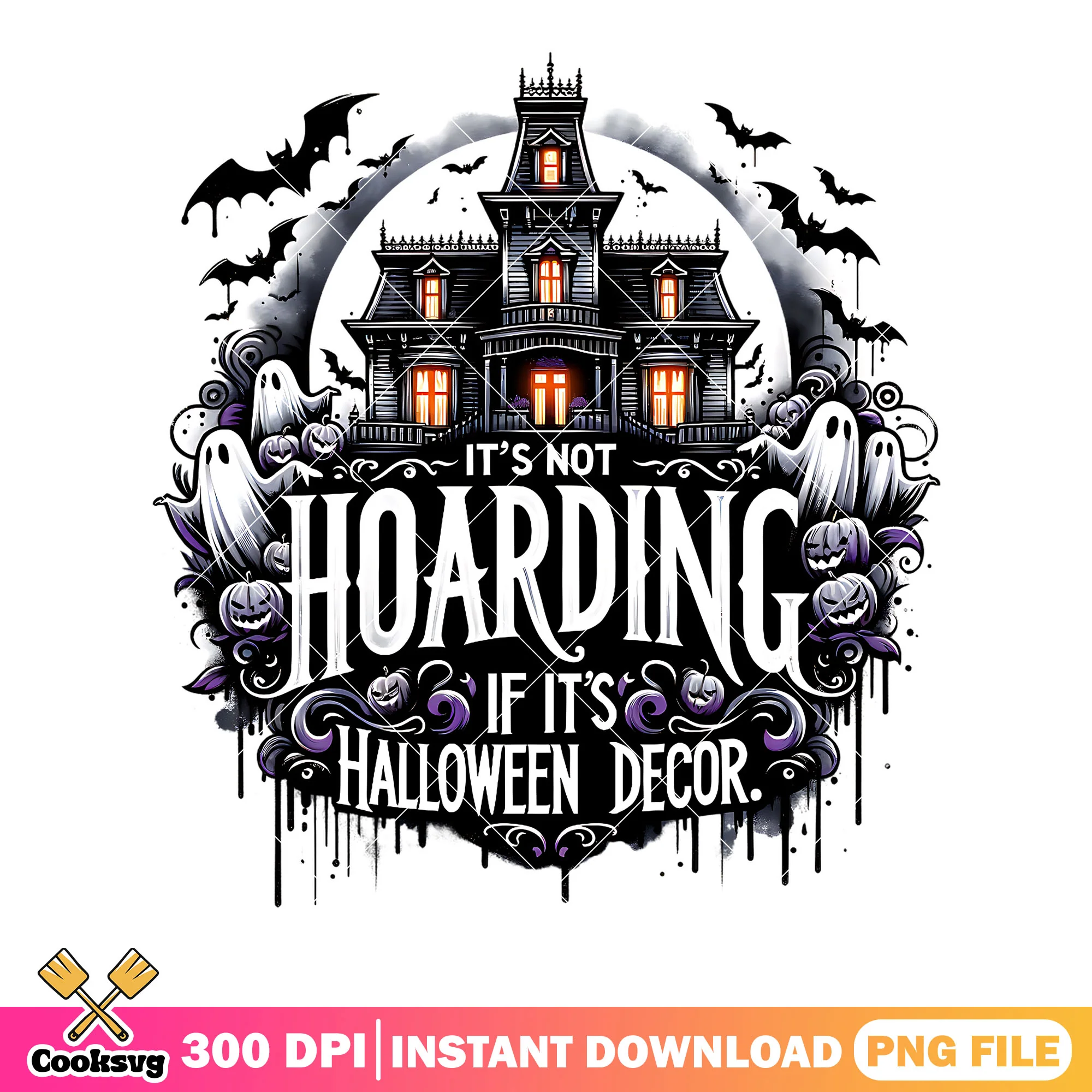 Its not a hoarding if its halloween decor png, white spirit png