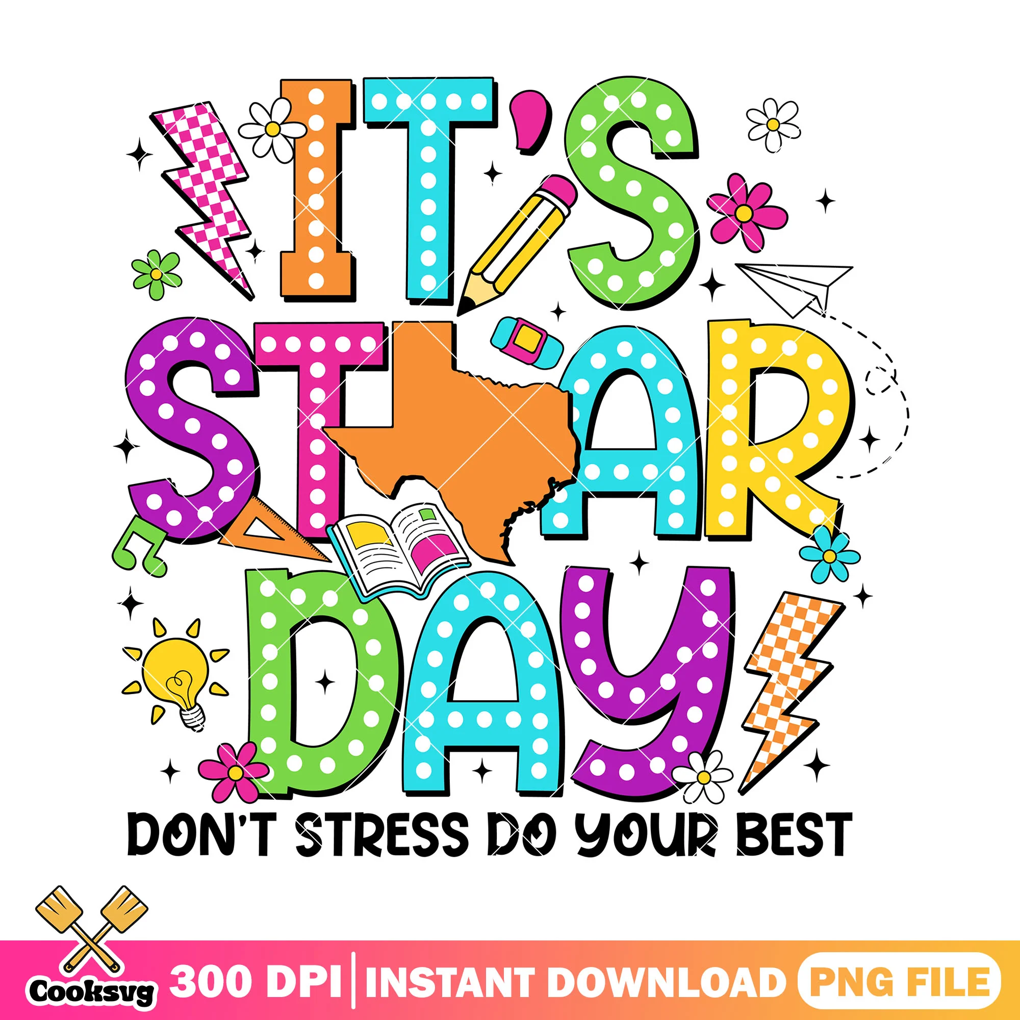 It's star day png, welcome back to school png, do your best png