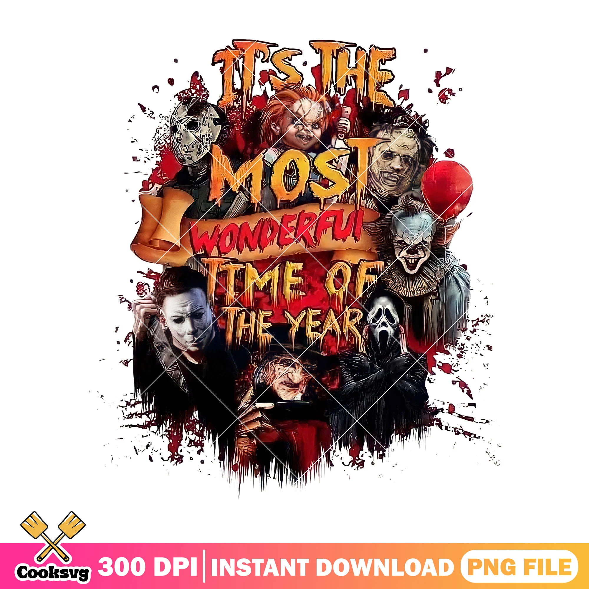 It's the most wonderful time of the year png, horror time png, new horror movie png