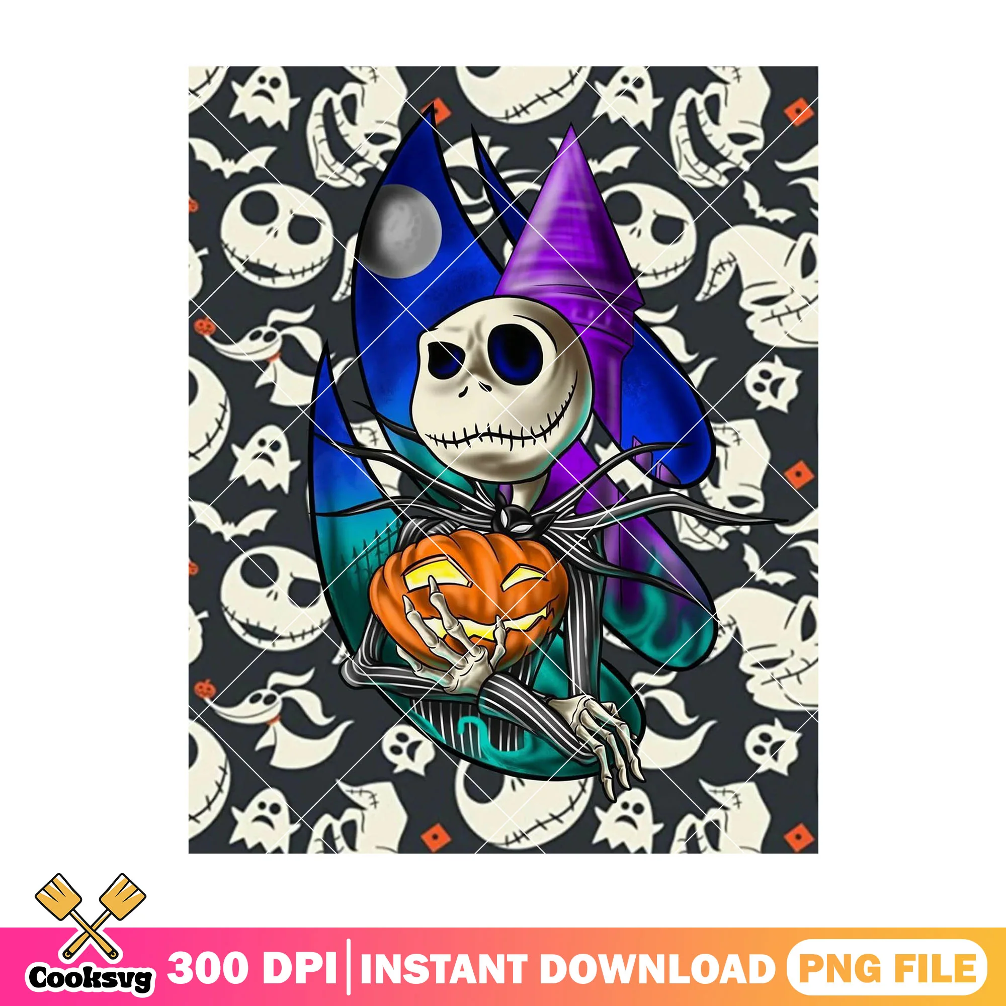 Jack and zero background png, spirit halloween png, disney zero png